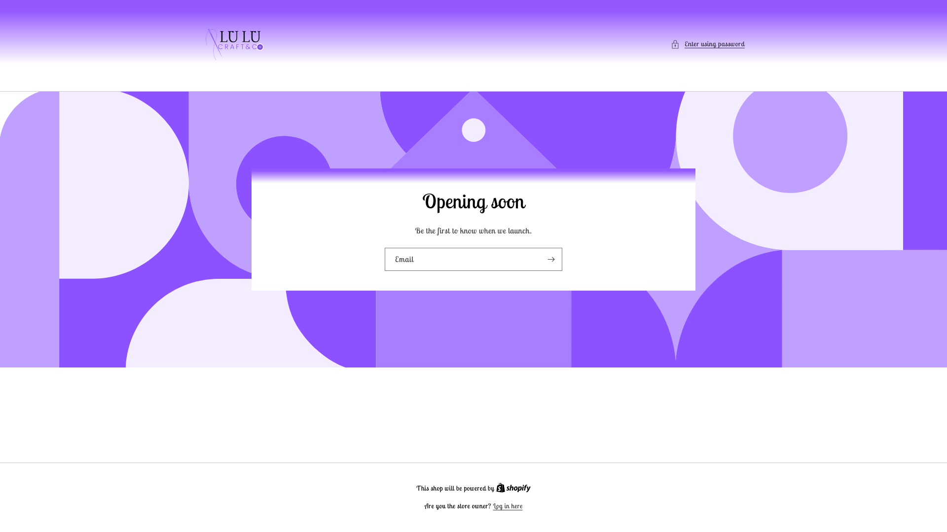 website screenshot of https://lulucraftllc.com/