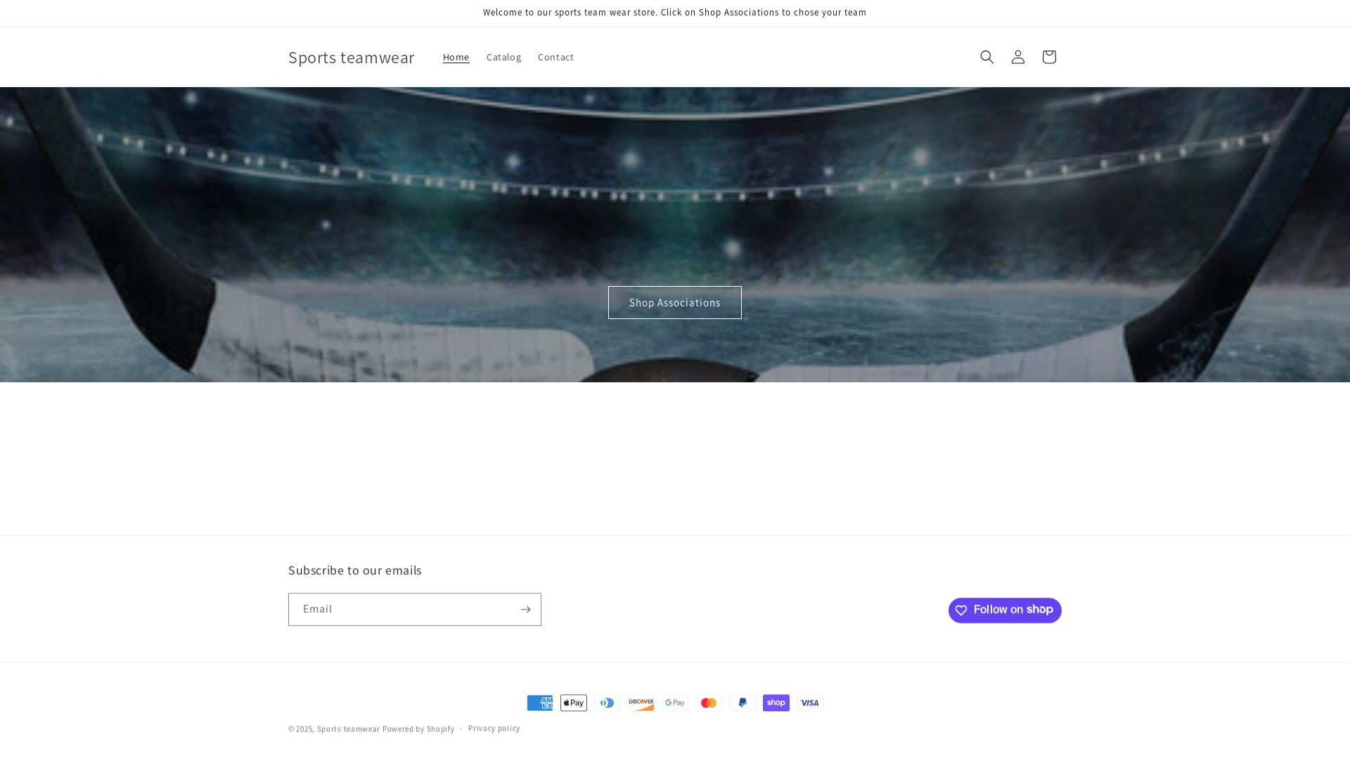 website screenshot of https://sportsteamwear.ca/