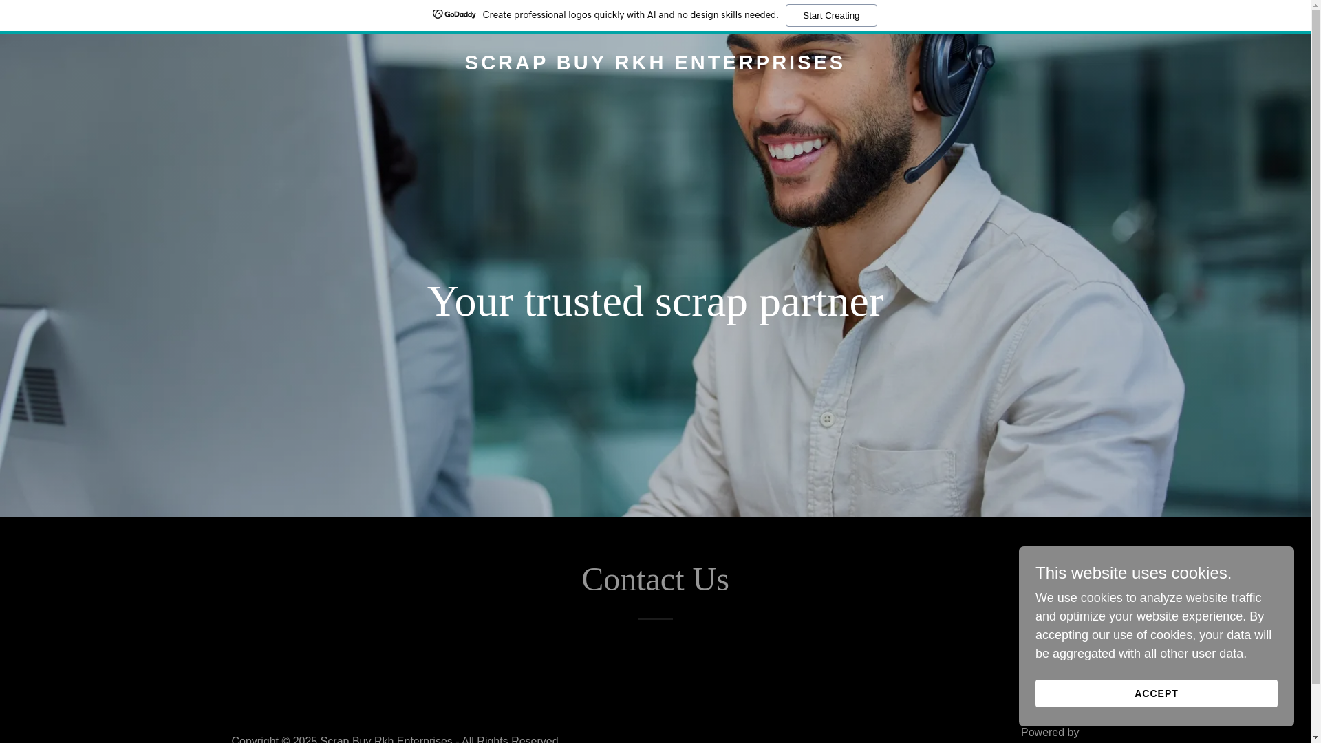website screenshot of https://scrapbuyarrkhenterprises.repair/