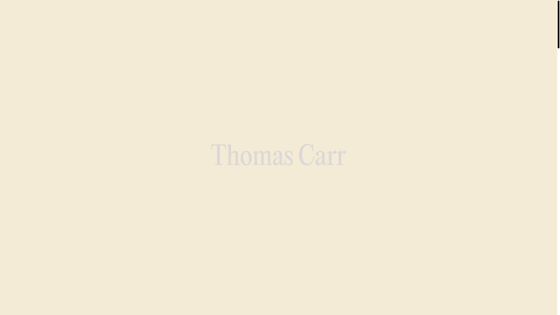 website screenshot of https://thomascarrportfolio.com/