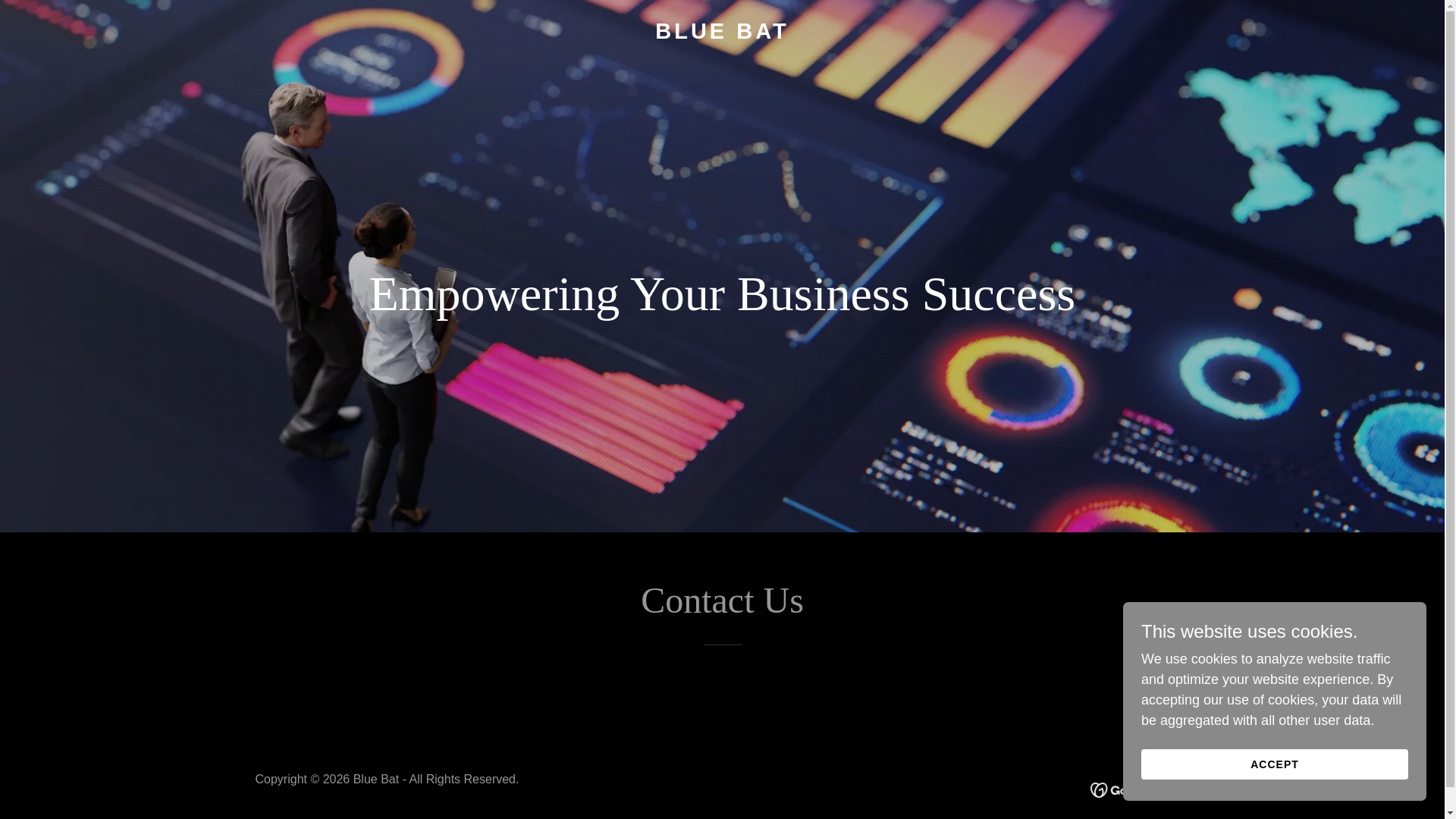 website screenshot of https://bluebat.in/