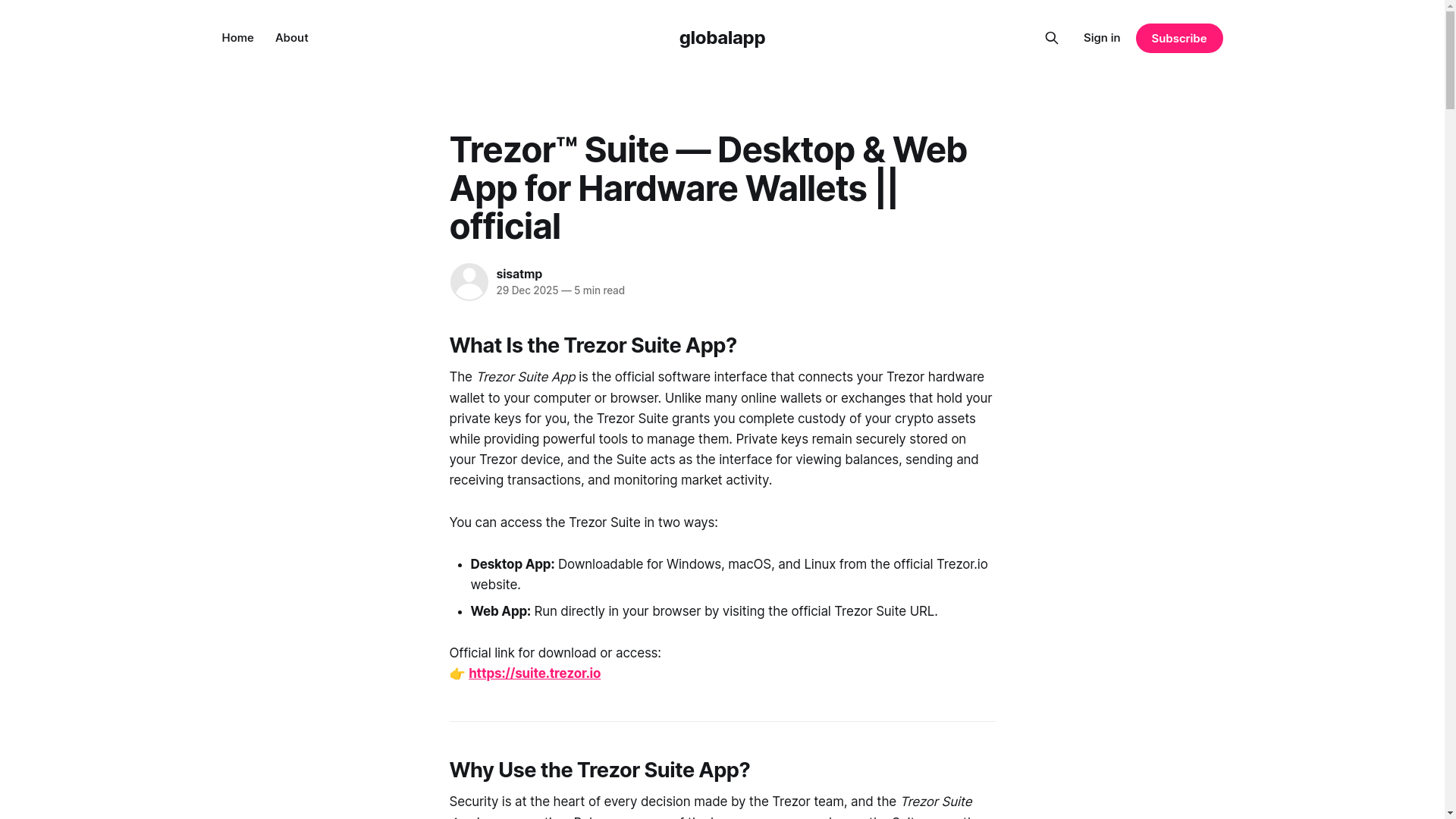 website screenshot of https://globalapp.ghost.io/ensuite/