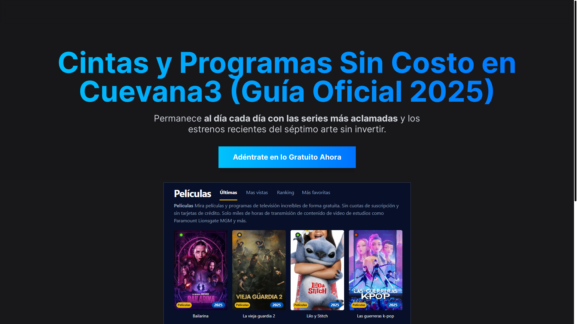 website screenshot of https://cuevana3-z56s.pages.dev/