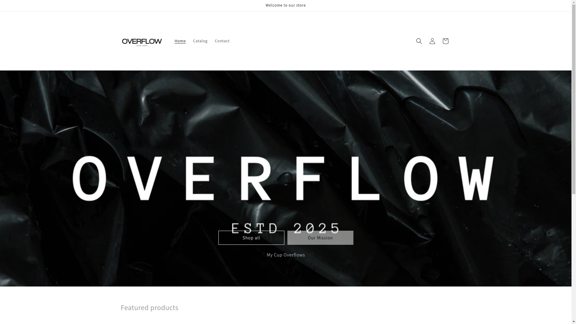 website screenshot of https://overflowcreamery.us/