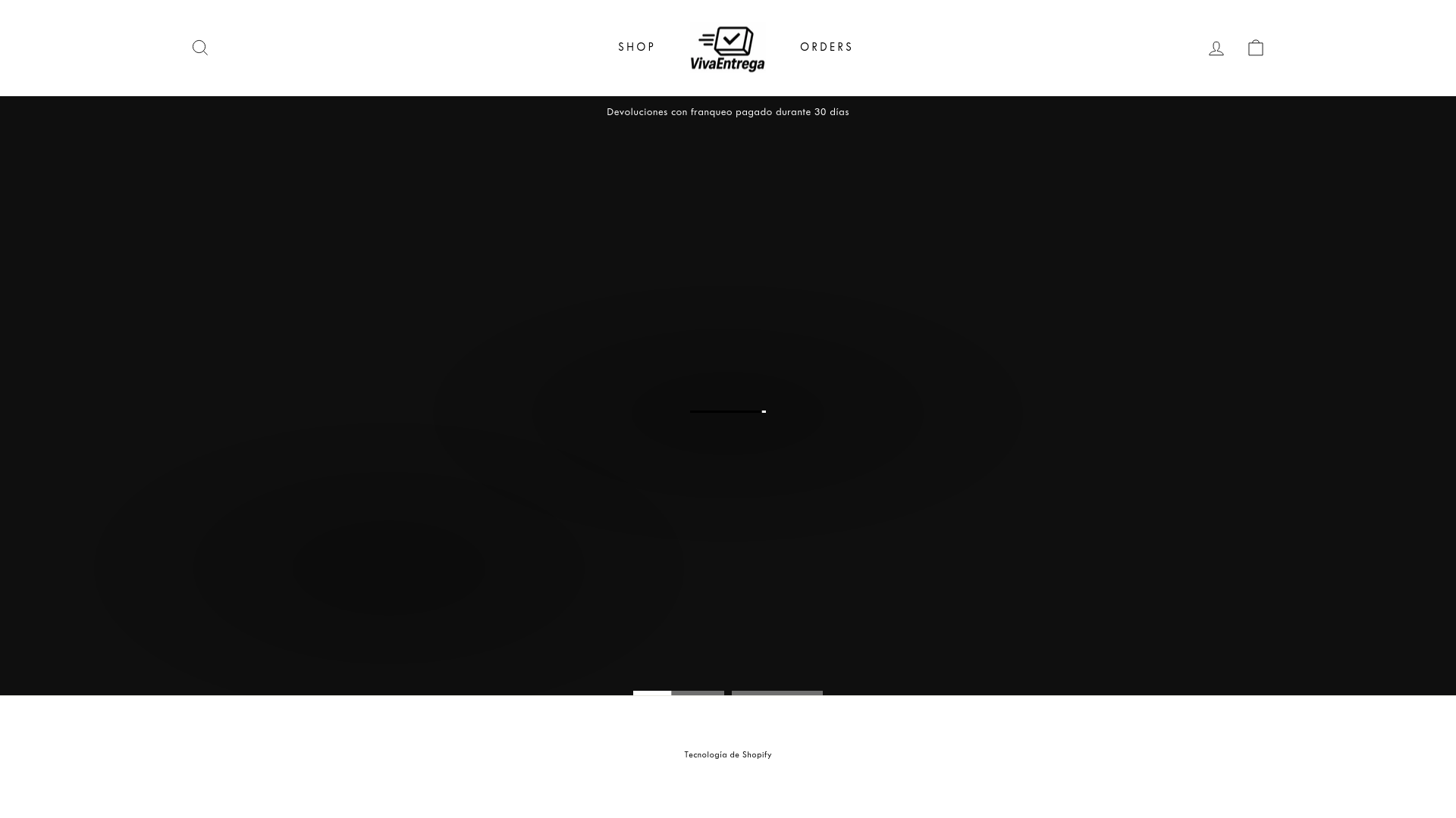 website screenshot of https://vivaentrega.shop/