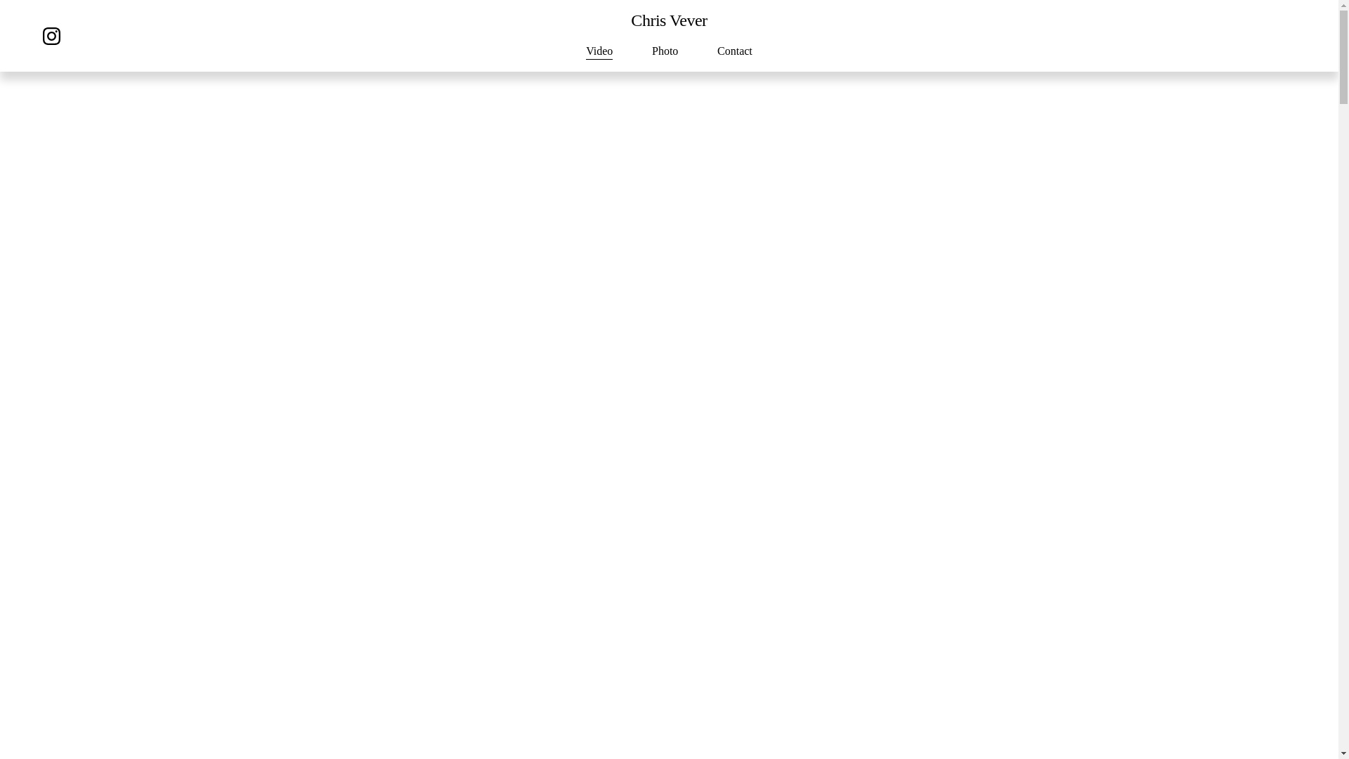 website screenshot of https://chrisvever.com/