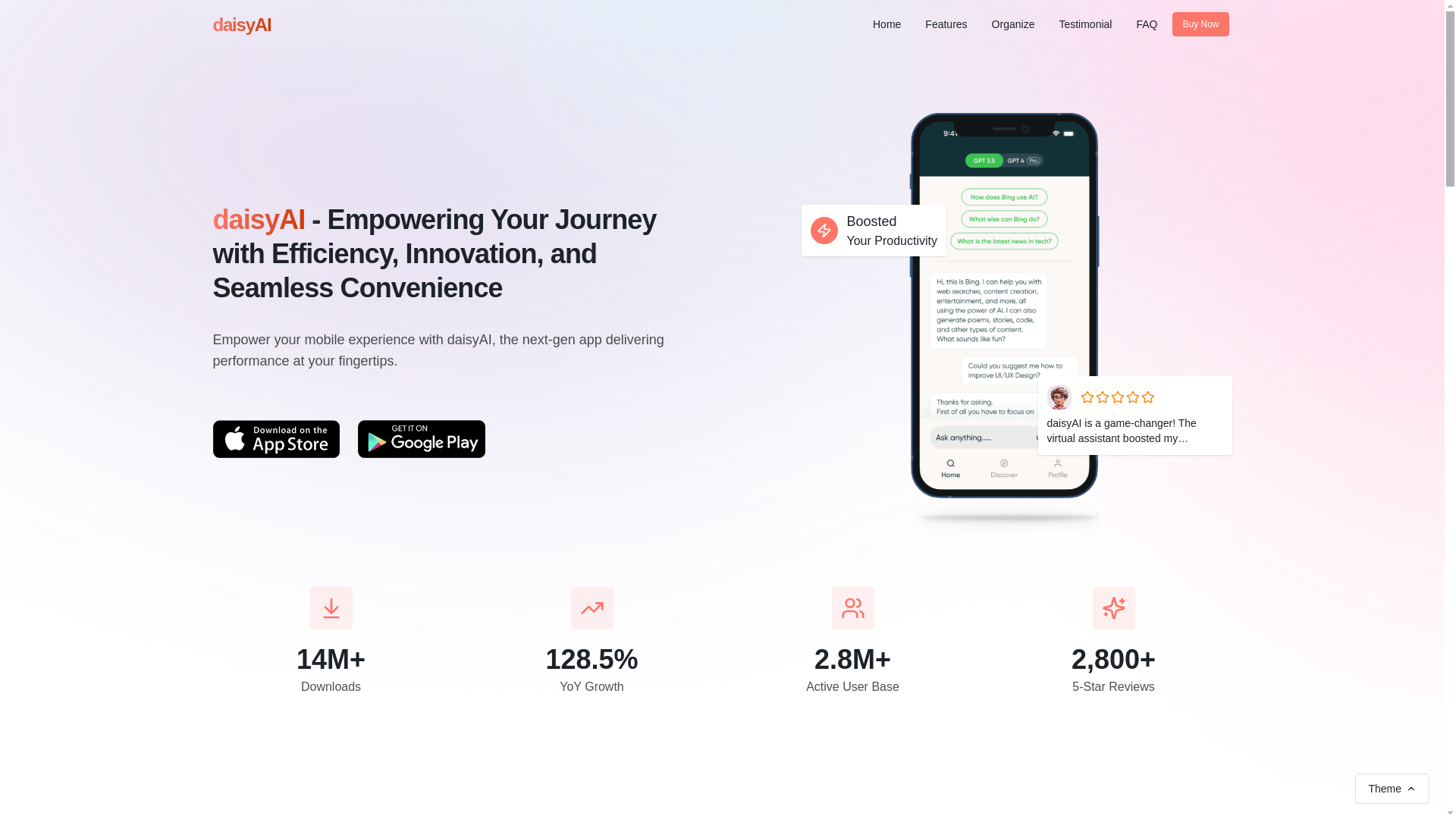 website screenshot of https://mobile-landing.pages.dev/
