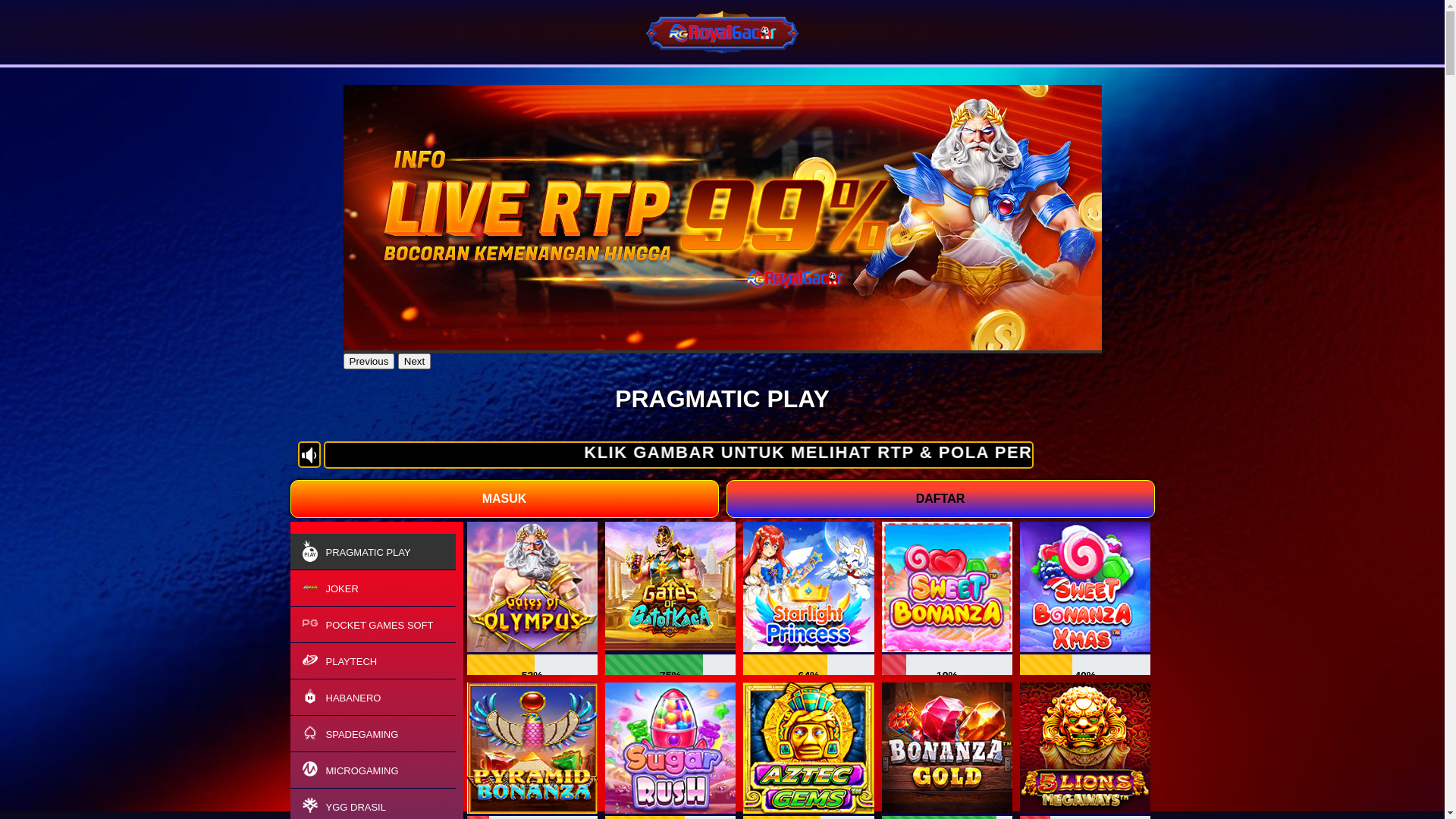 website screenshot of https://pola-rtp-slot-royalgacor.pages.dev/