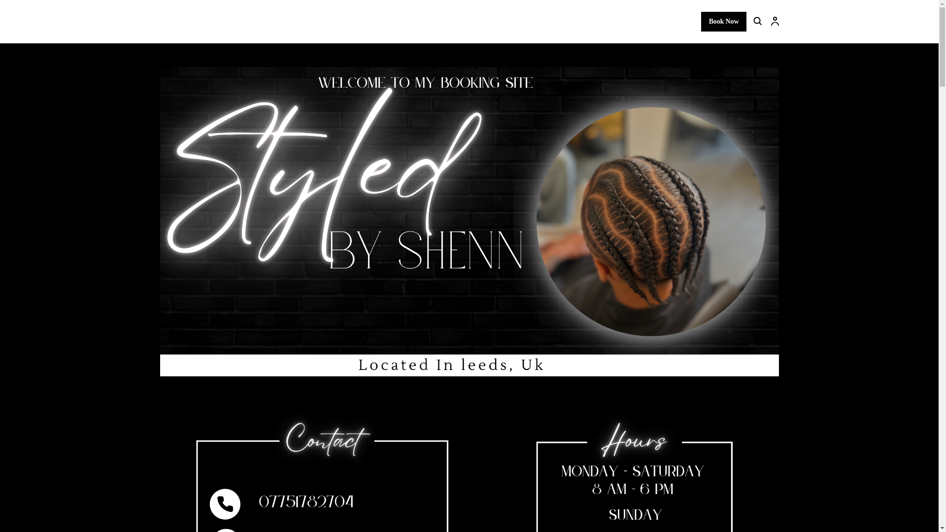 website screenshot of https://getstyledbyshen.org/