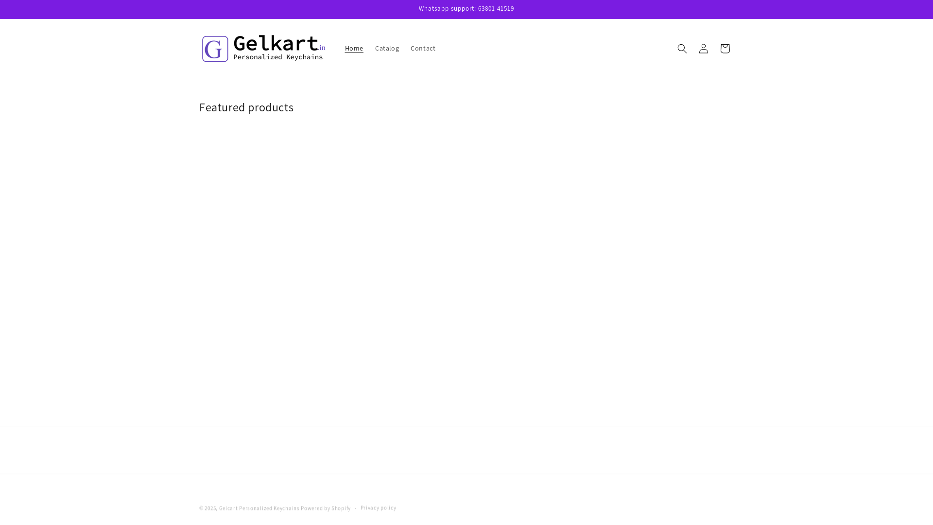 website screenshot of https://gelcart.in/