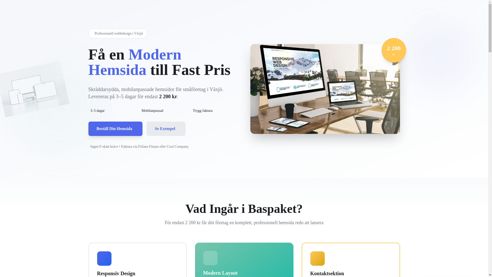 website screenshot of https://landingprostudio.com/