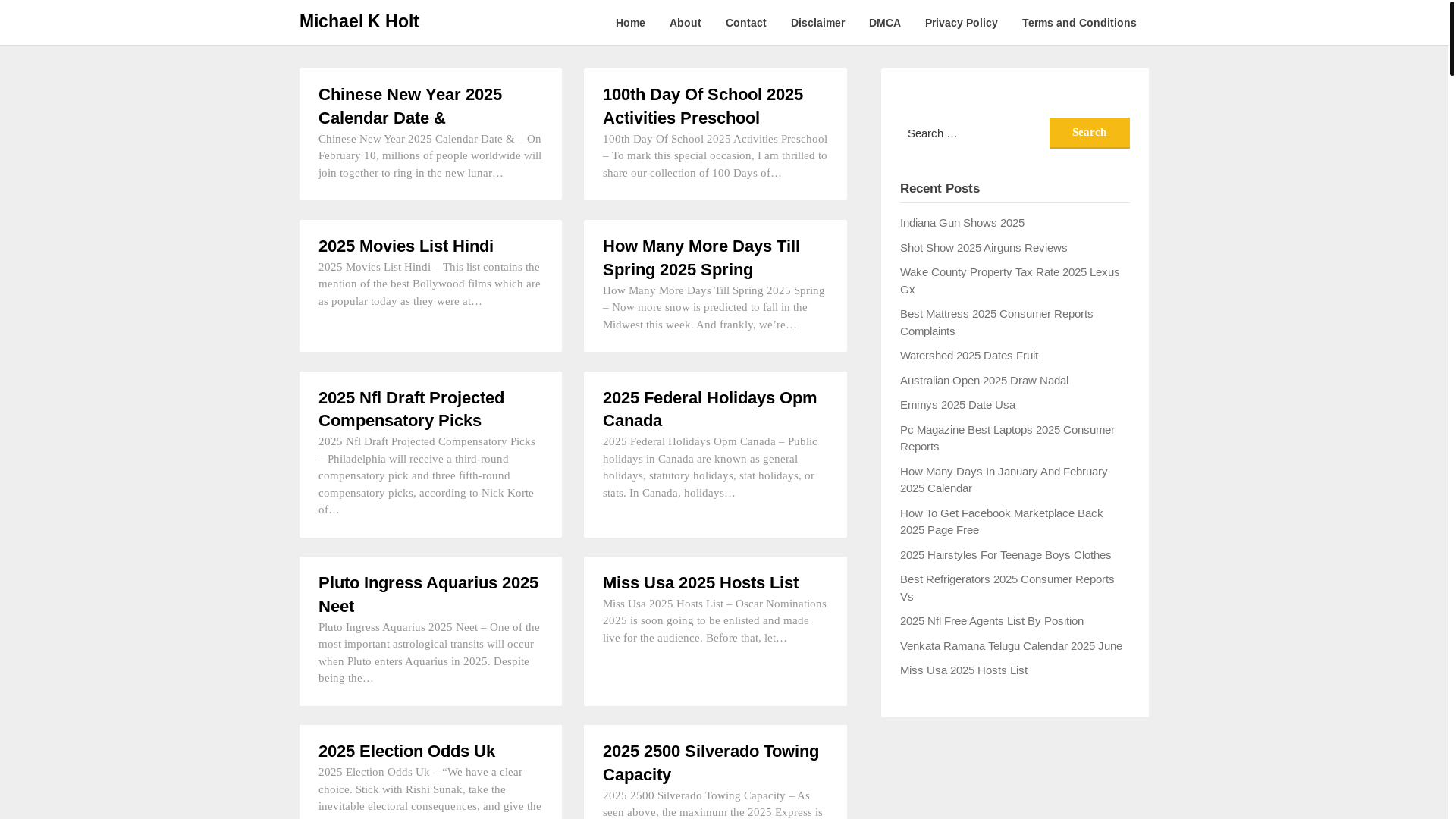 website screenshot of https://michaelkholtd.pages.dev/