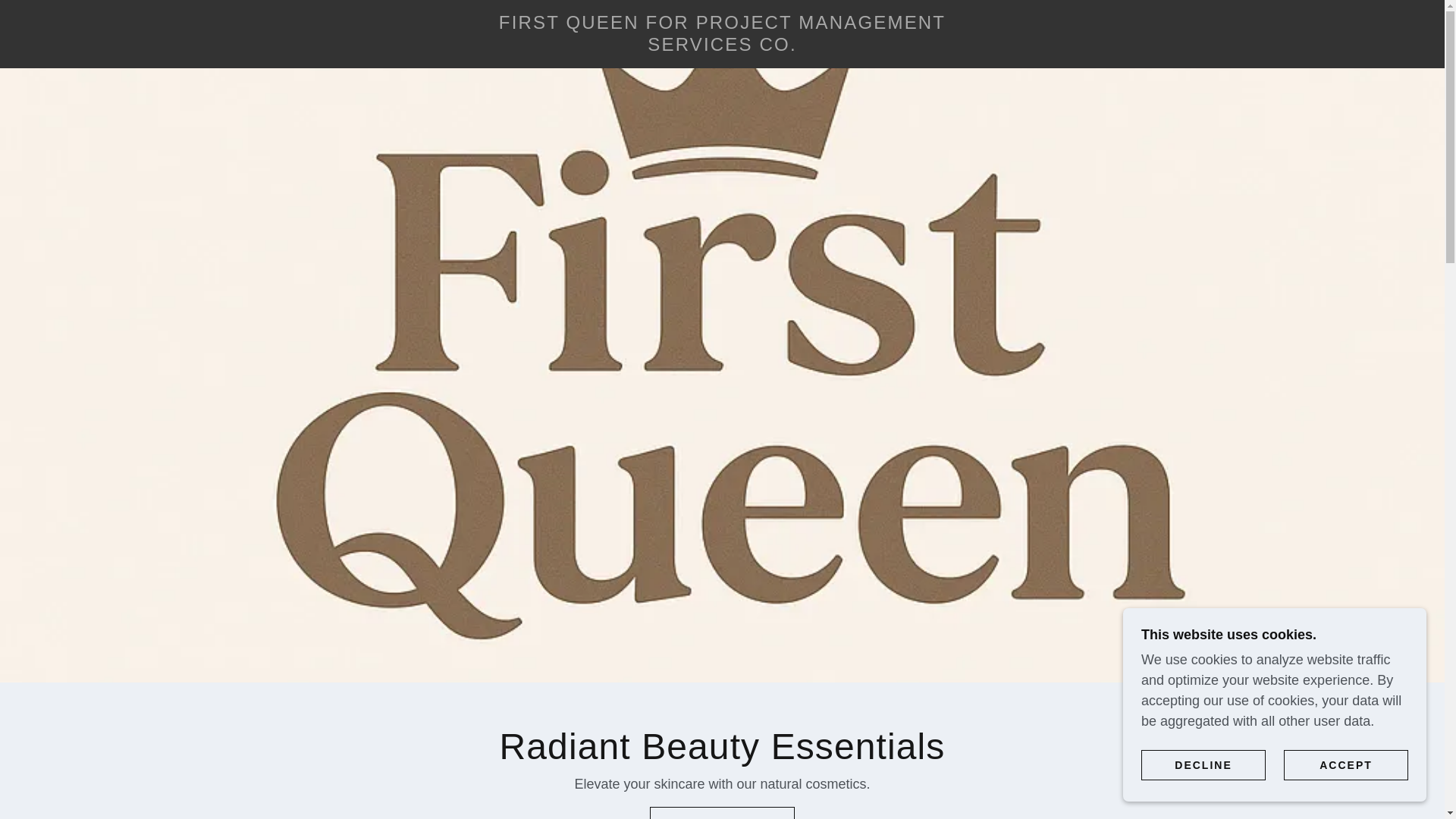 website screenshot of https://firstqueenforprojectmanagementservicesco.com/