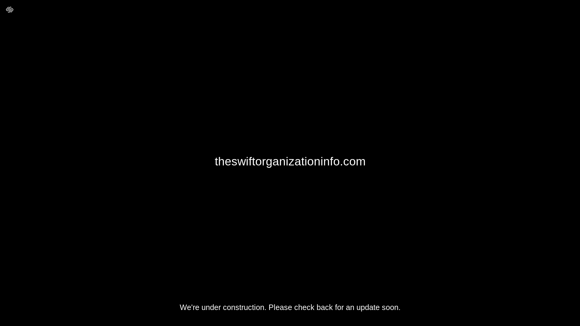 website screenshot of https://theswiftorganizationinfo.com/