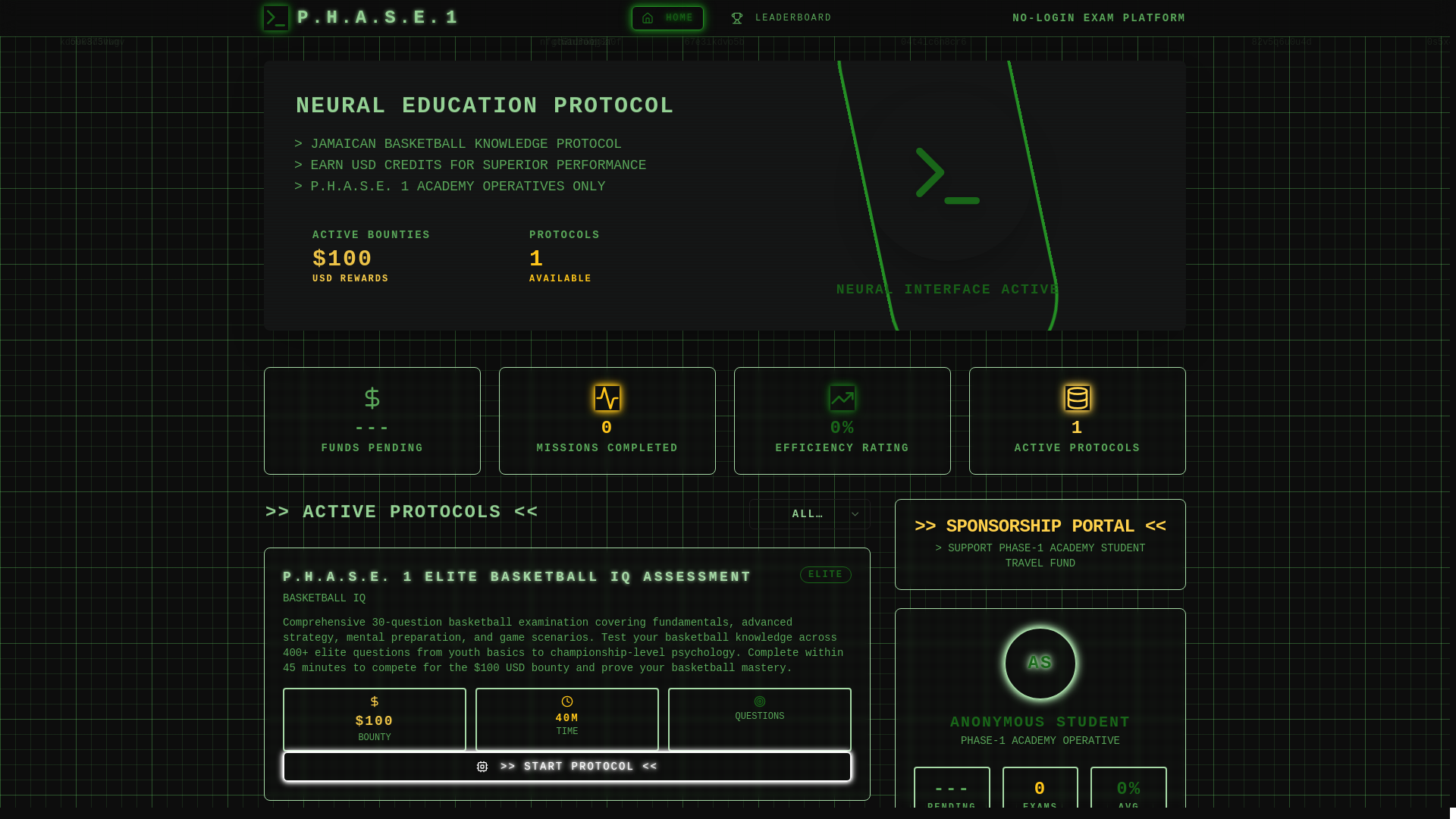 website screenshot of https://bountyedu.com/