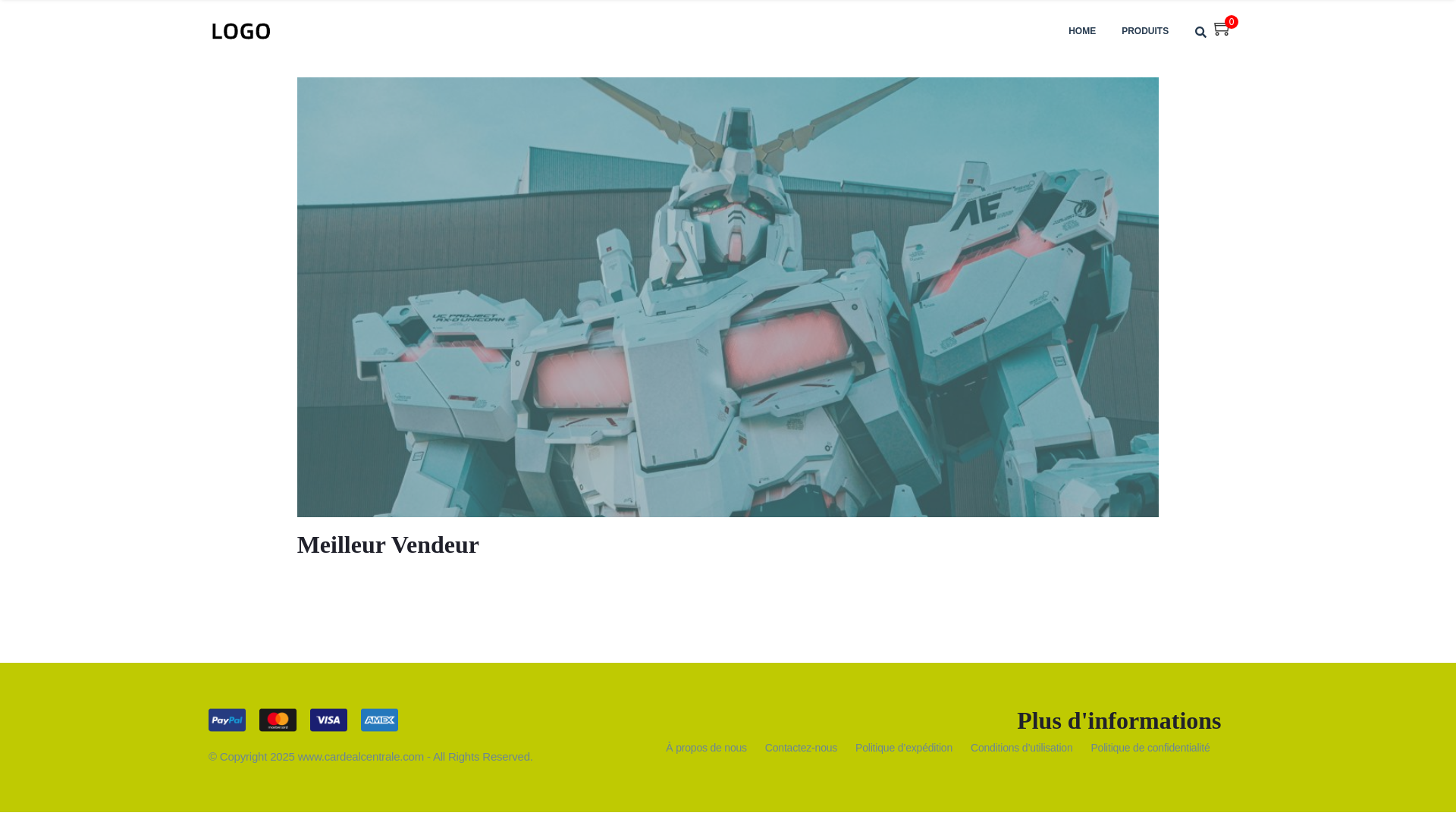 website screenshot of https://cardealcentrale.com/