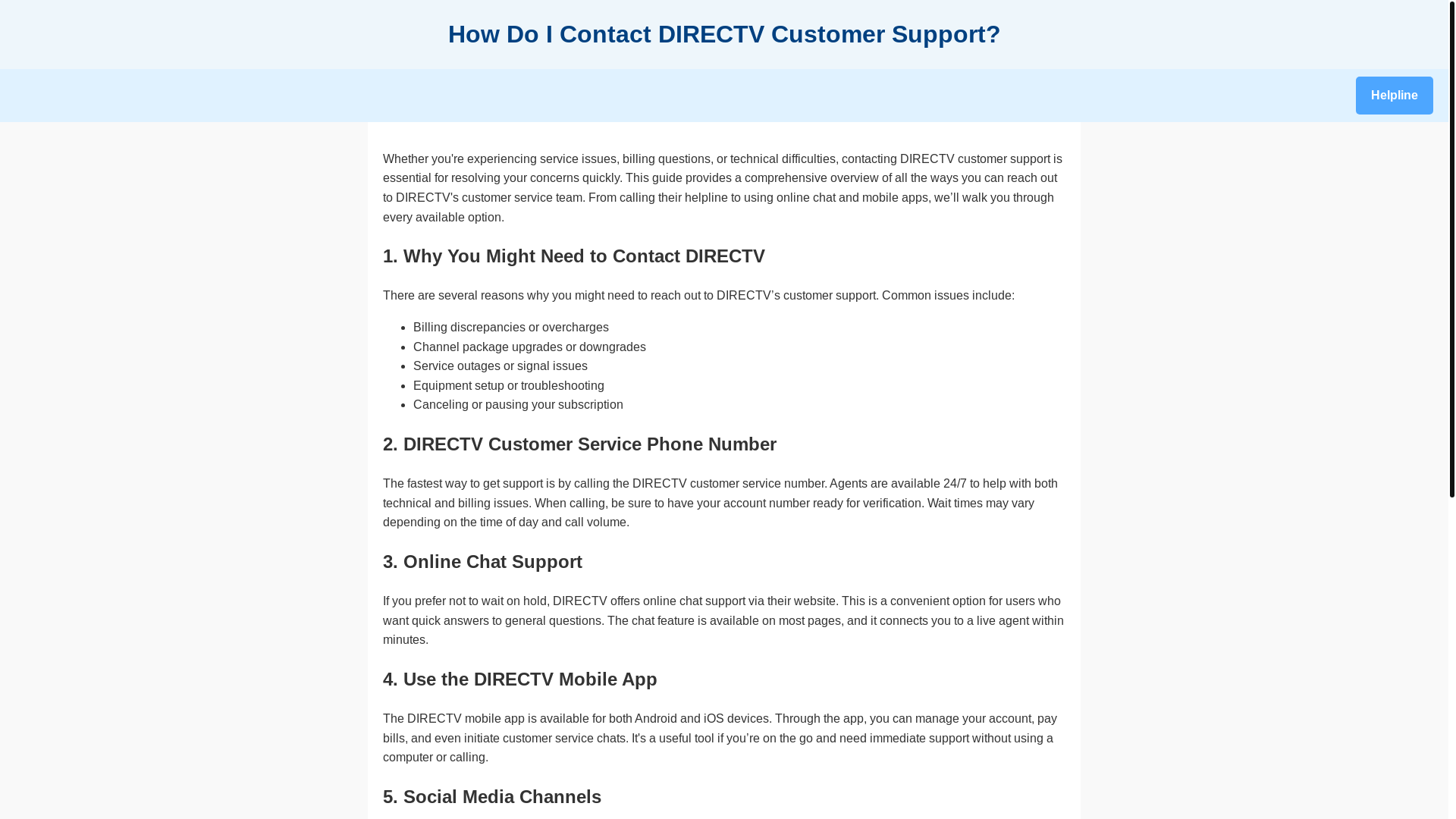 website screenshot of https://contact-directv-customer-support.pages.dev/