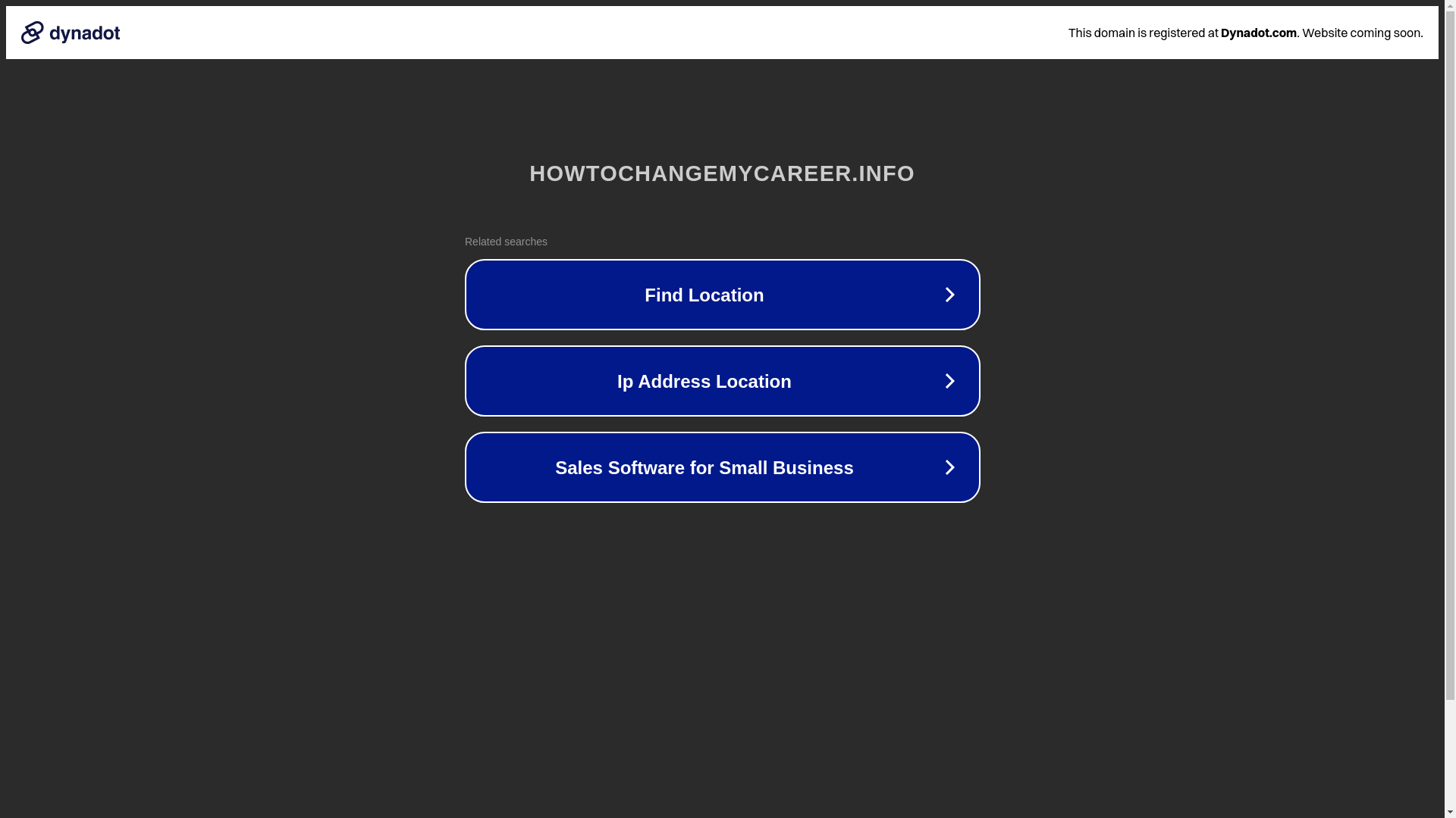 website screenshot of https://howtochangemycareer.info/
