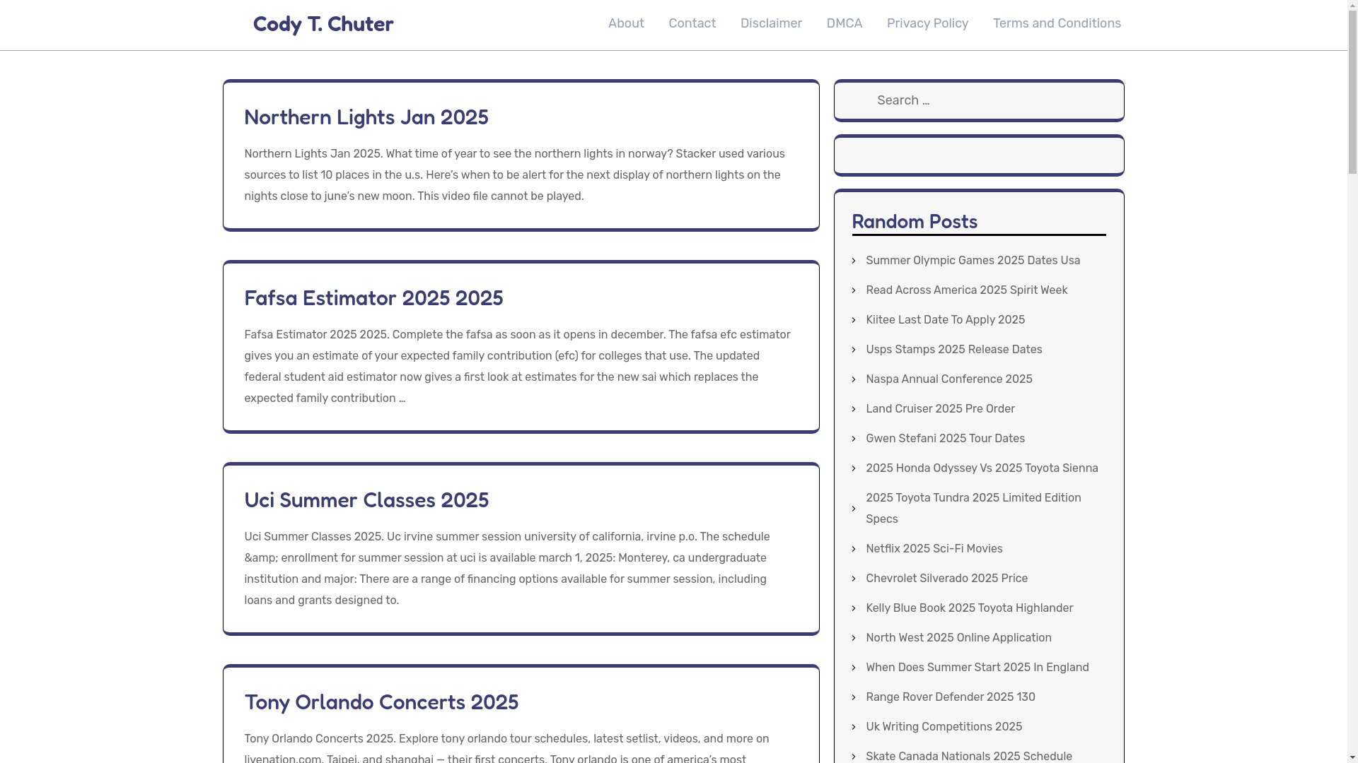 website screenshot of https://codytchuter.pages.dev/