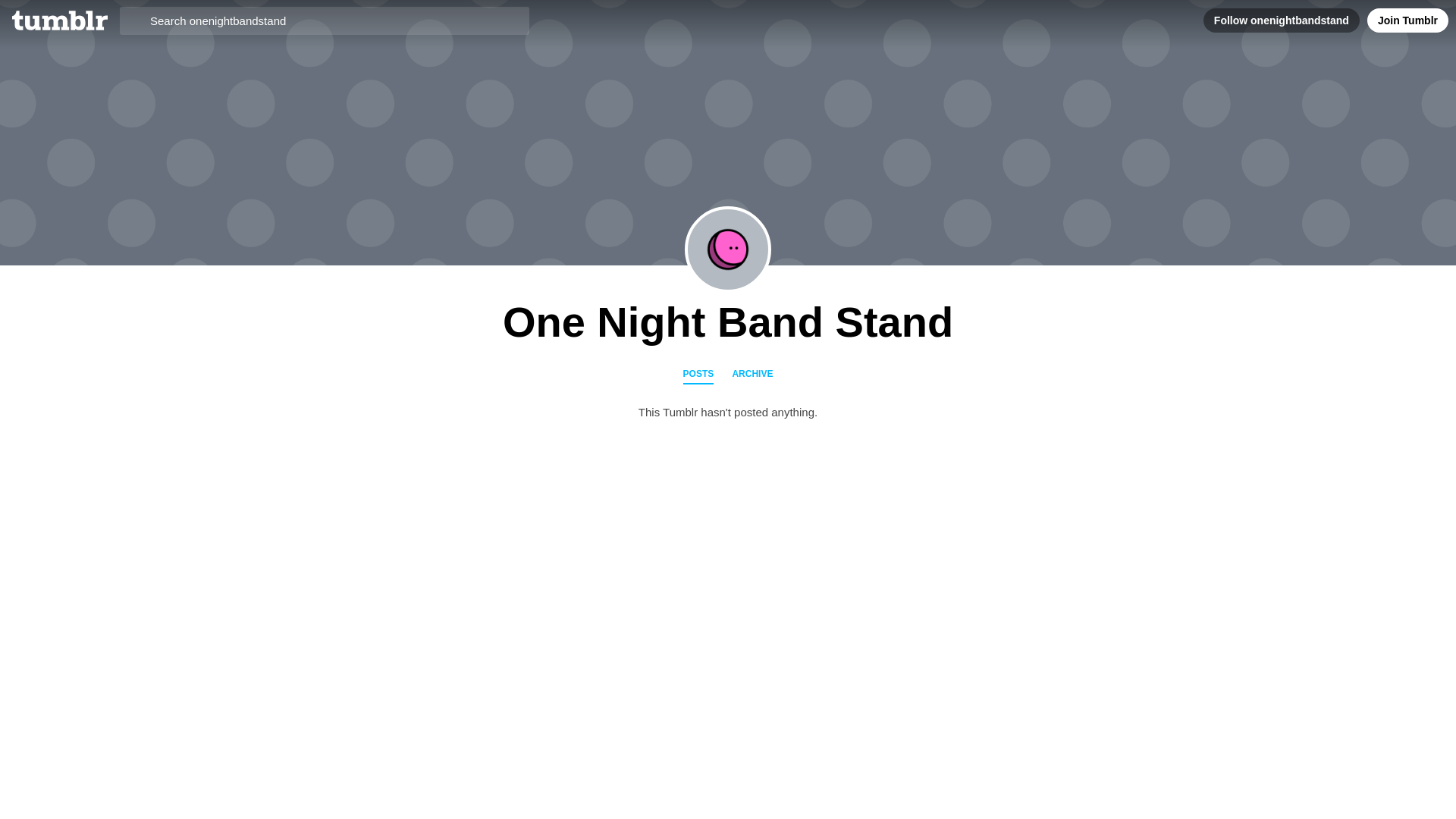 website screenshot of https://onenightbandstand.com/