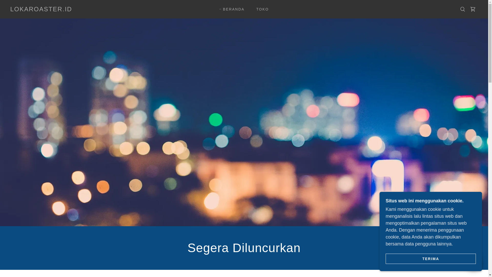 website screenshot of https://lokaroaster.id/
