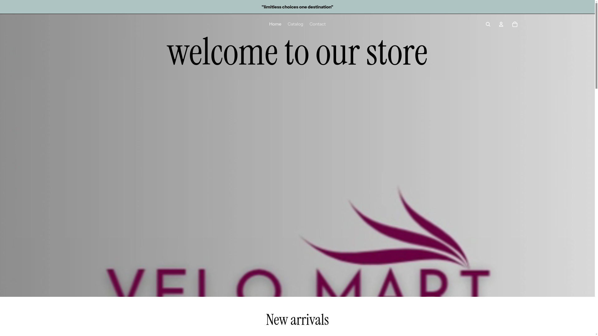 website screenshot of https://velomart.us/