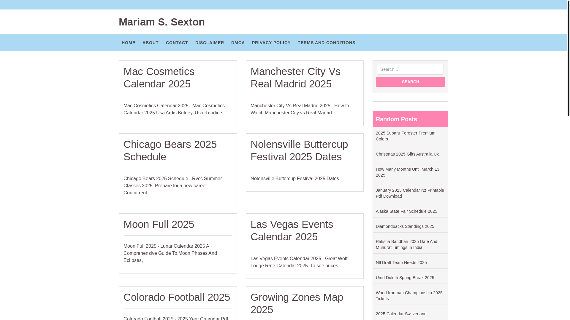 website screenshot of https://mariamssexton.pages.dev/