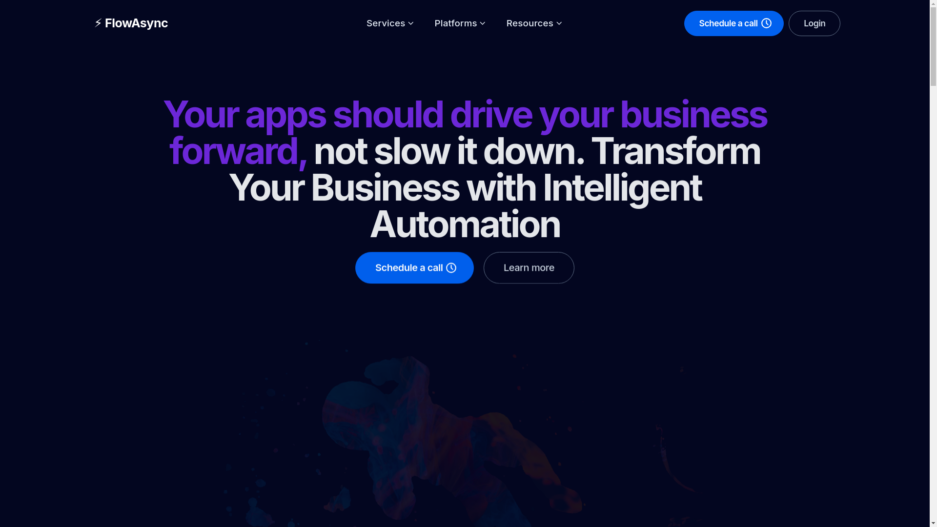 website screenshot of https://flowasync-front.pages.dev/