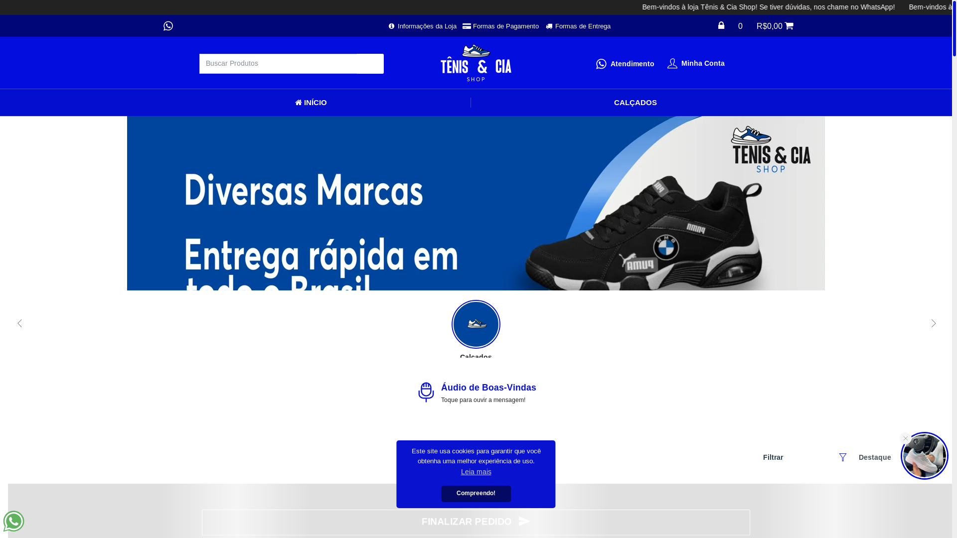website screenshot of https://magazinehousebeleza.com.br/