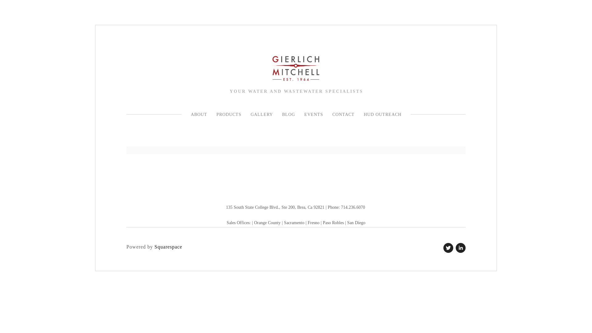website screenshot of https://gierlichmitchell.com/