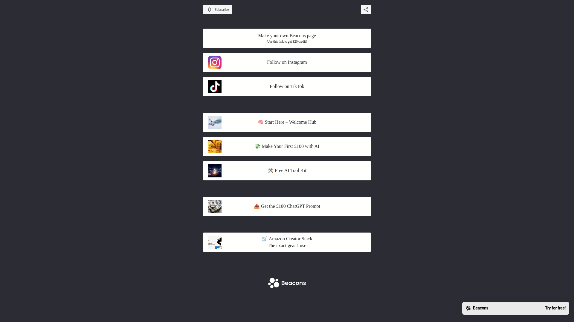 website screenshot of https://aiincomehq.com/