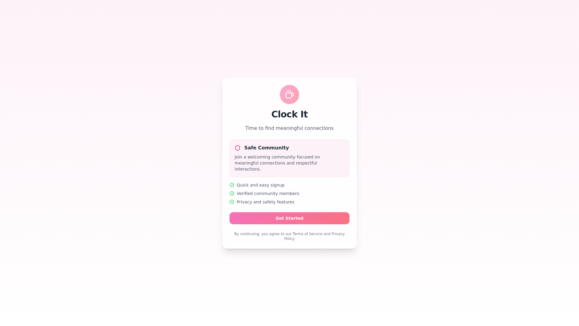 website screenshot of https://clockthat.org/