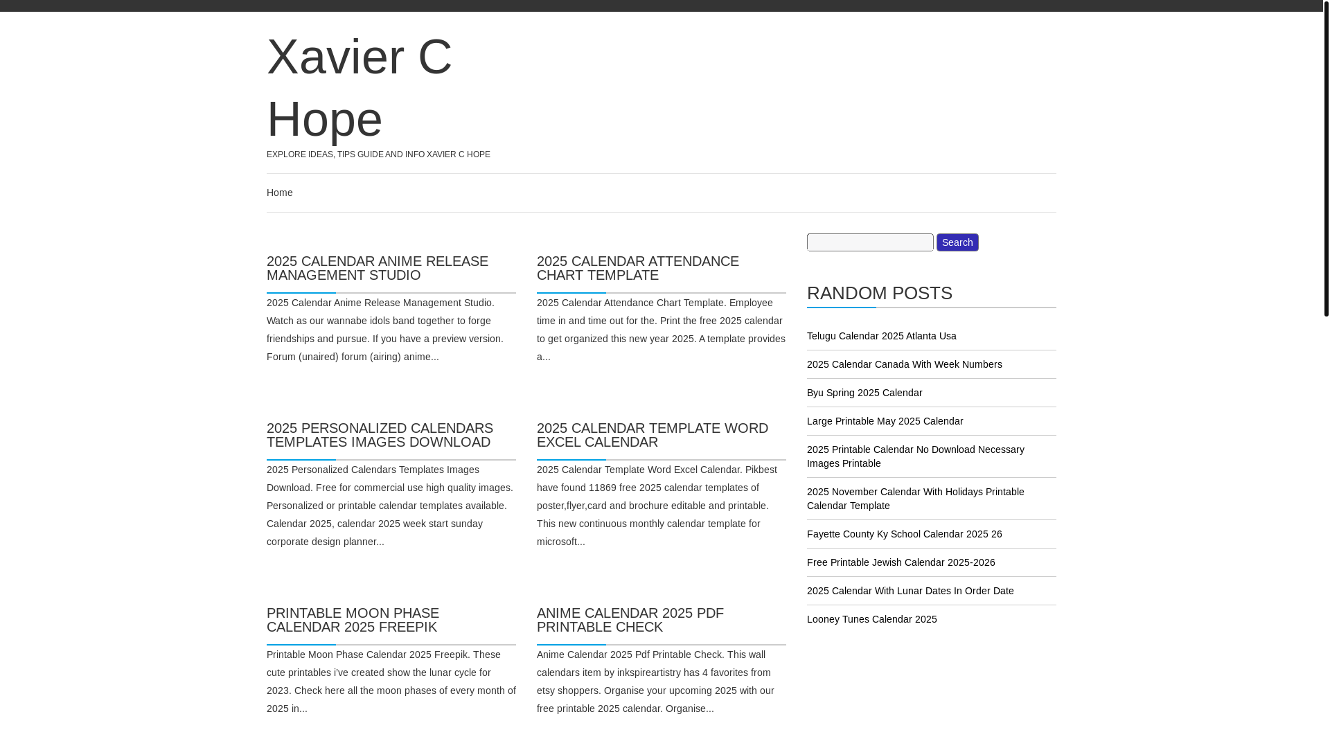 website screenshot of https://xavierchope.pages.dev/