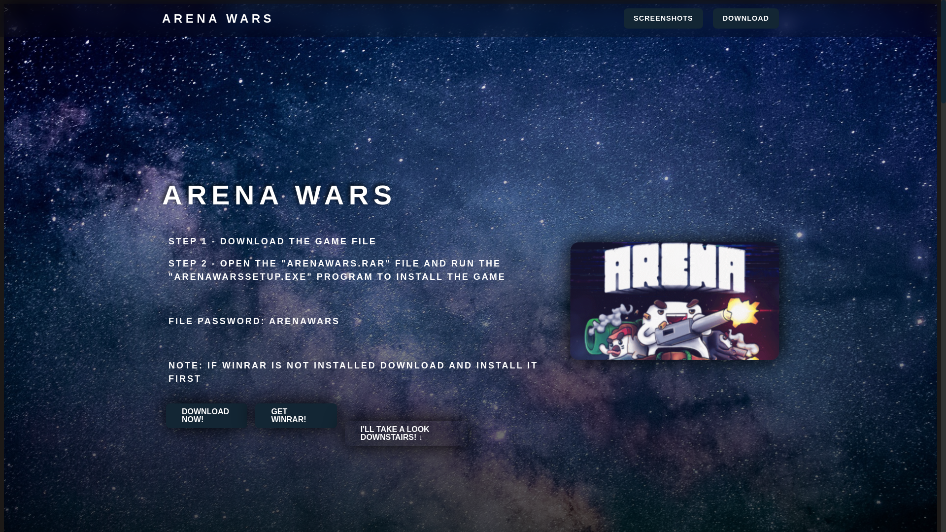 website screenshot of https://arenaplaywars.pages.dev/