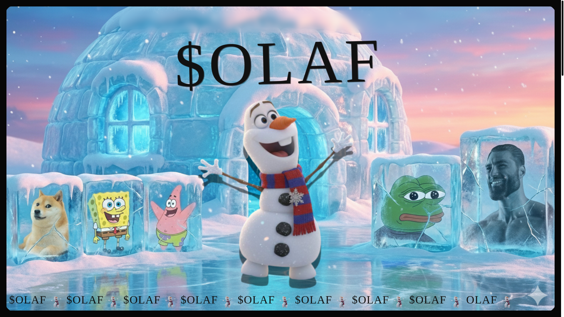 website screenshot of https://olafonsol.fun/