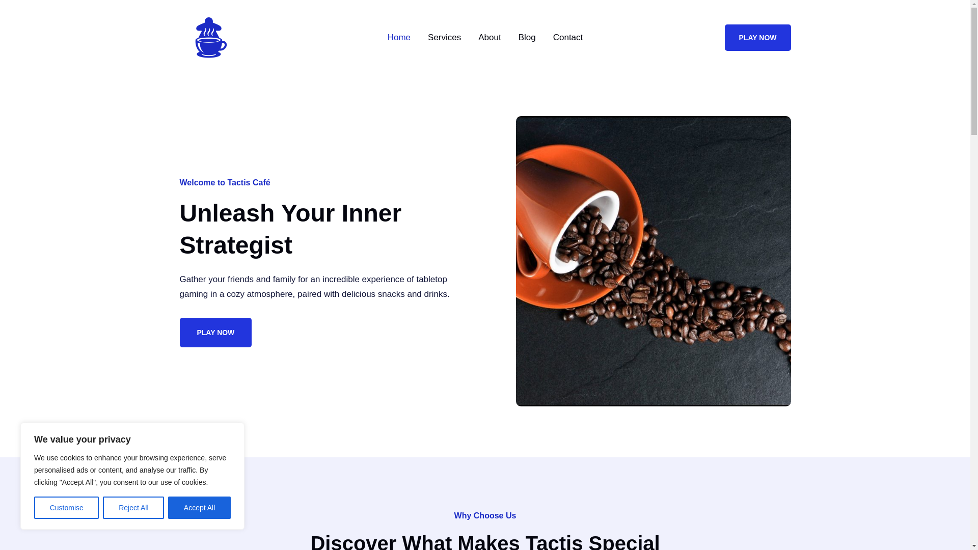 website screenshot of https://tactis.pro/