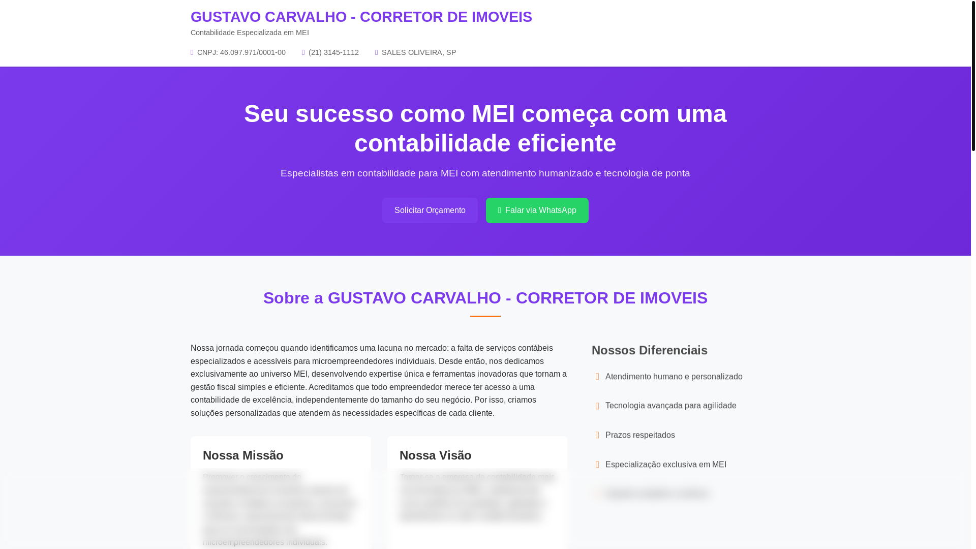 website screenshot of https://meiassessoriaonline.info/