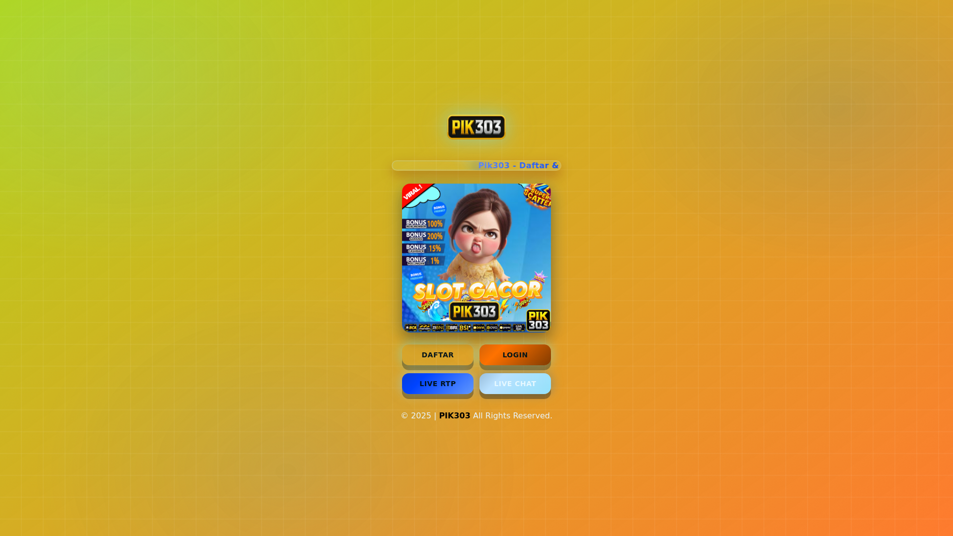 website screenshot of https://pik303-net.pages.dev/