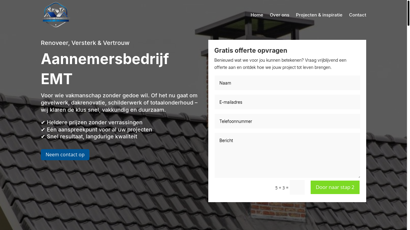 website screenshot of https://hollandsverduurzamen.nl/