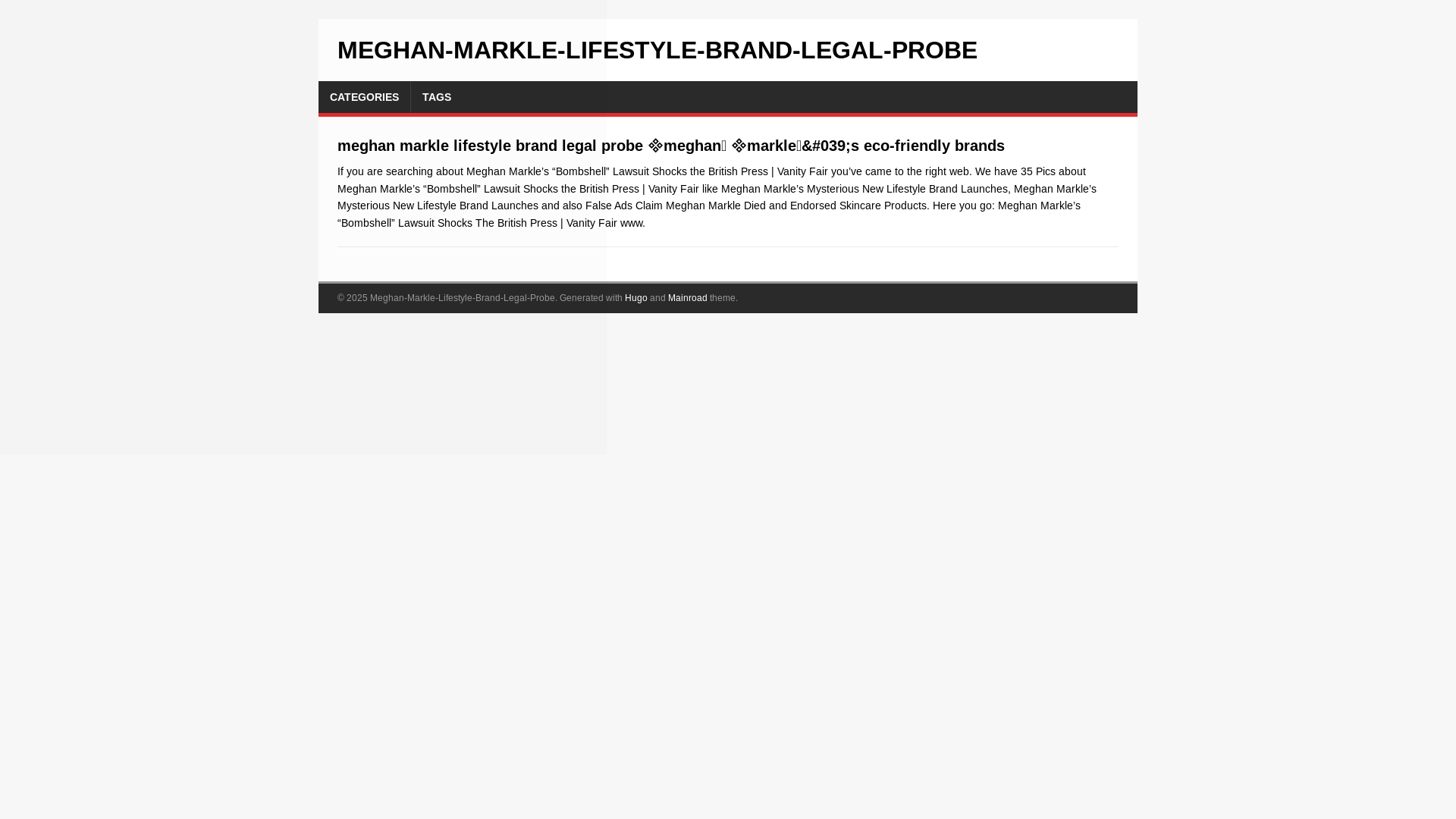 website screenshot of https://meghan-markle-lifestyle-brand-legal-probe.pages.dev/