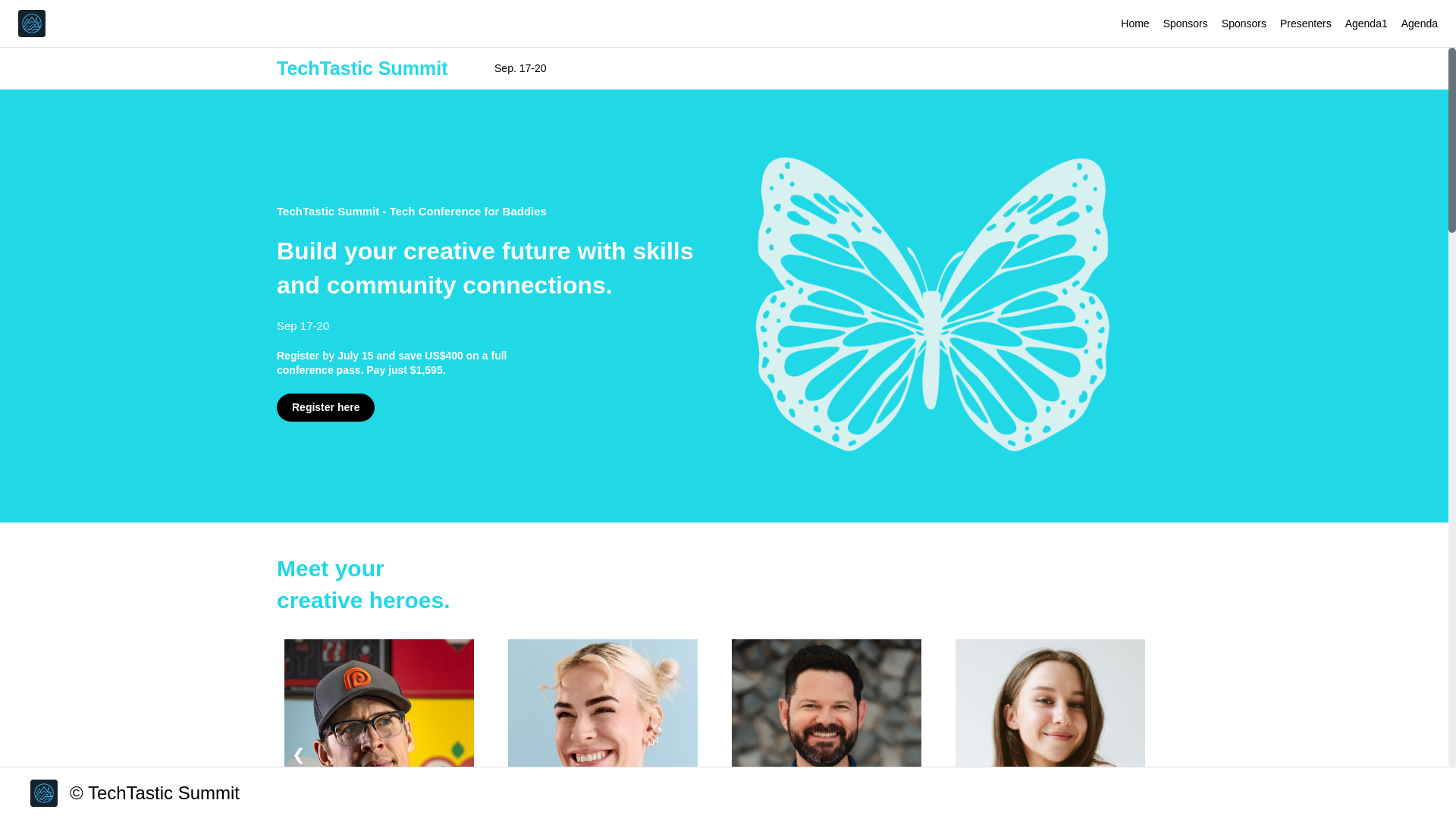 website screenshot of https://ssw-techtastic-summit-152-1.pages.dev/