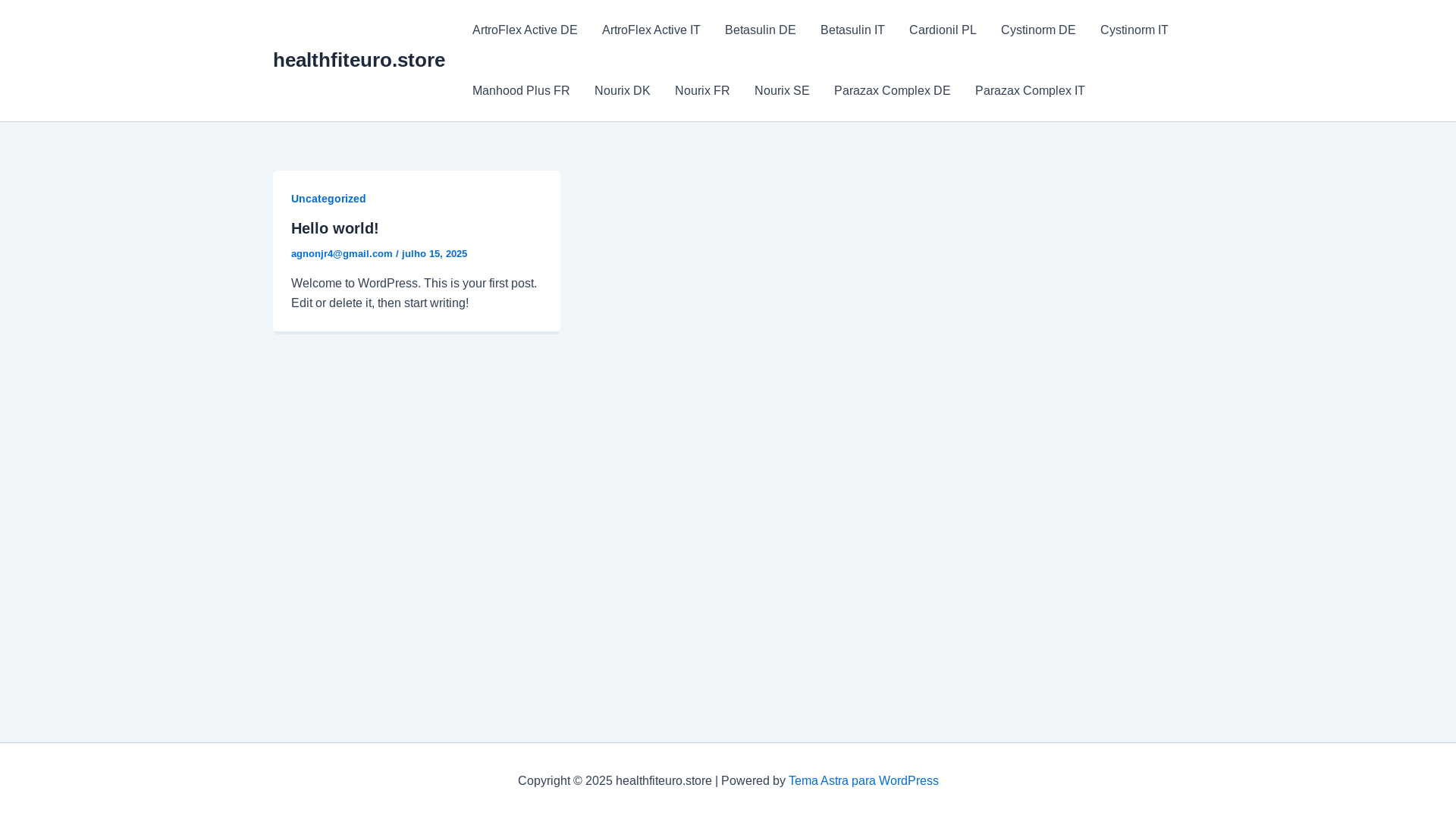 website screenshot of https://healthfiteuro.store/