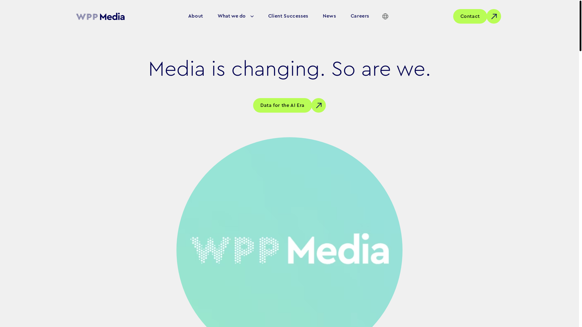 website screenshot of https://wppmedia.com/