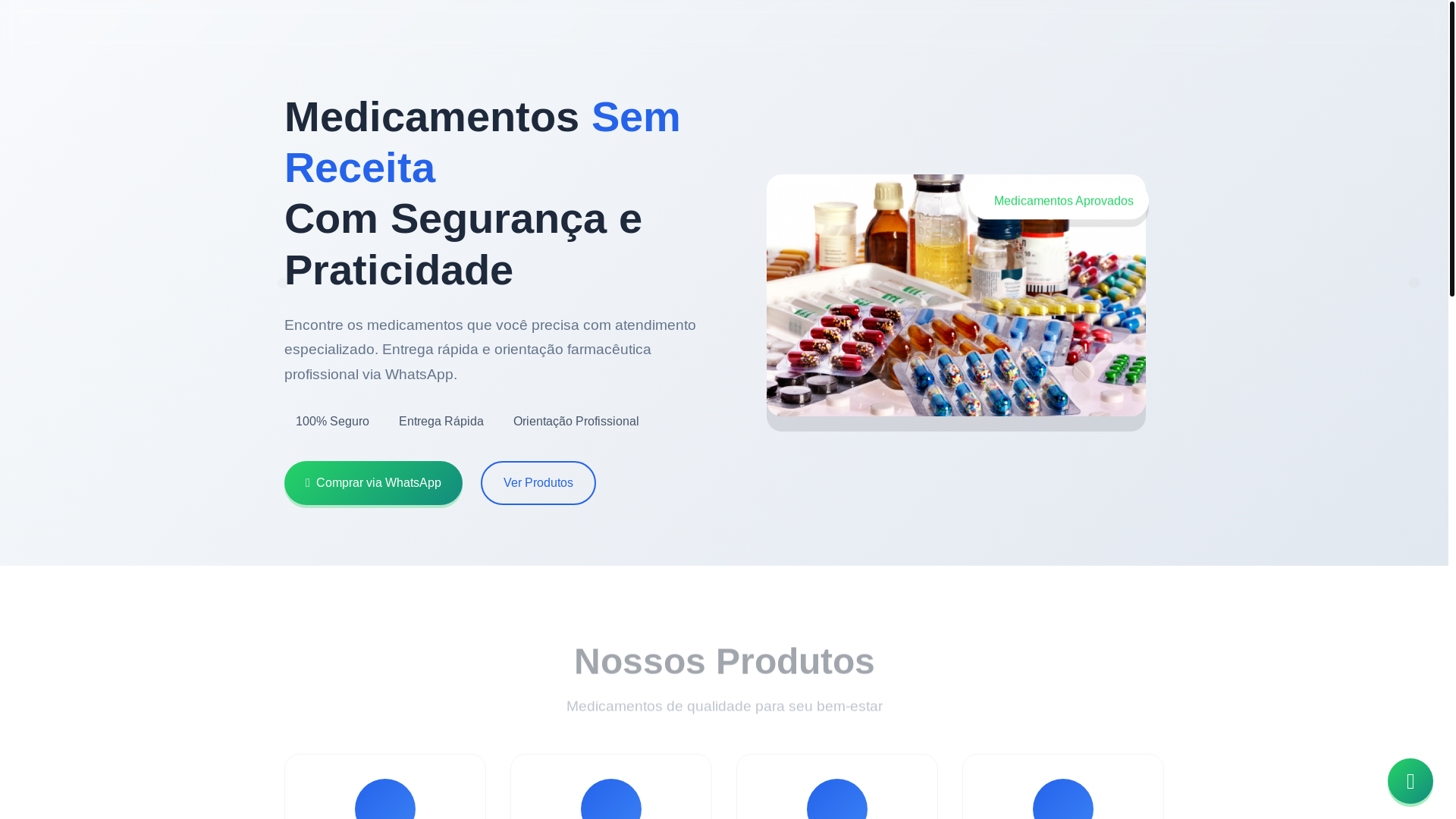 website screenshot of https://atendimentofarmed.pages.dev/