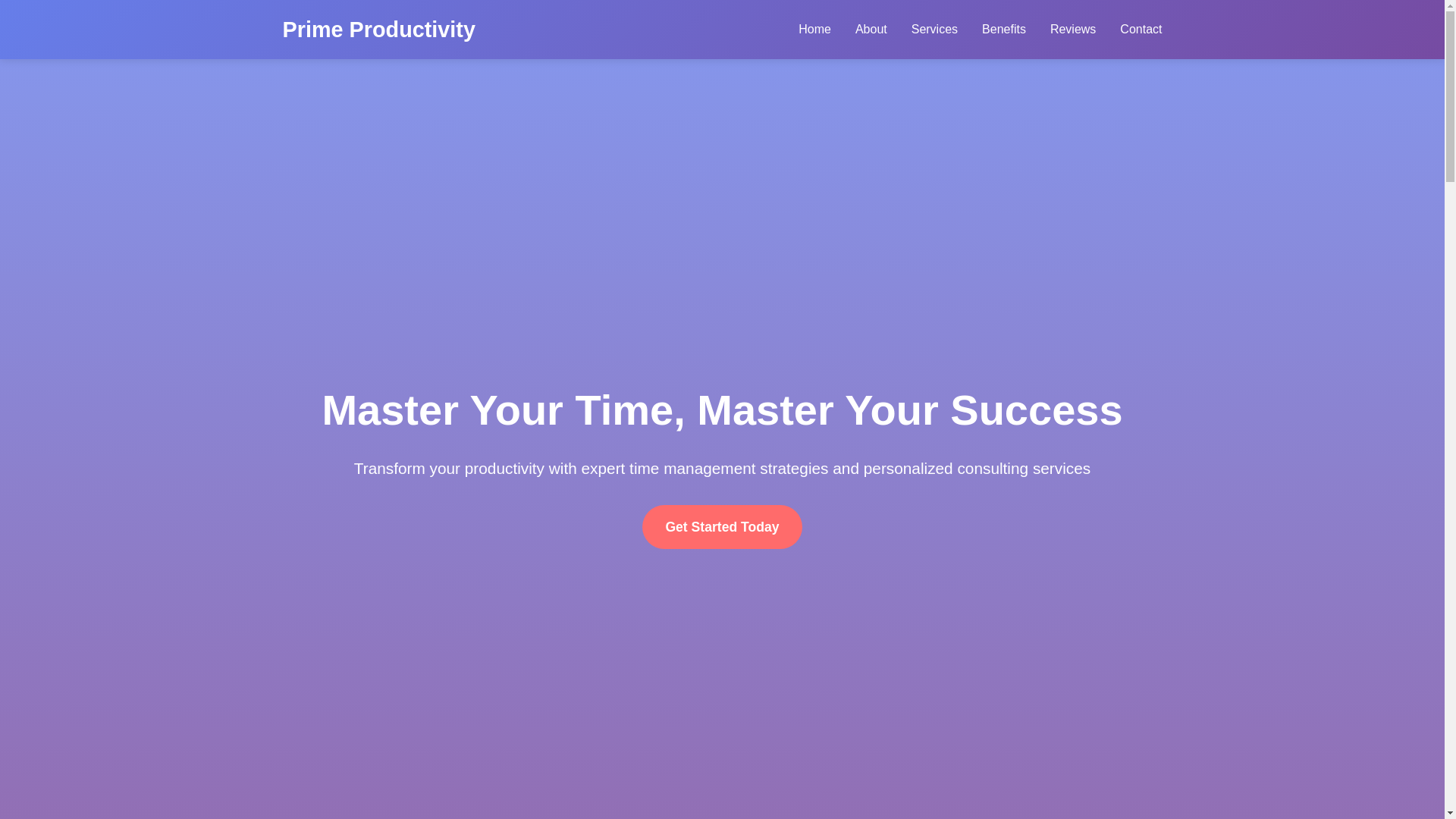 website screenshot of https://primeproductivity.sbs/