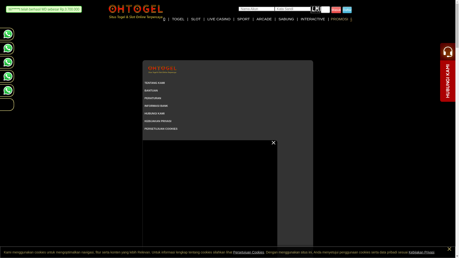website screenshot of https://ohtogelmin.com/