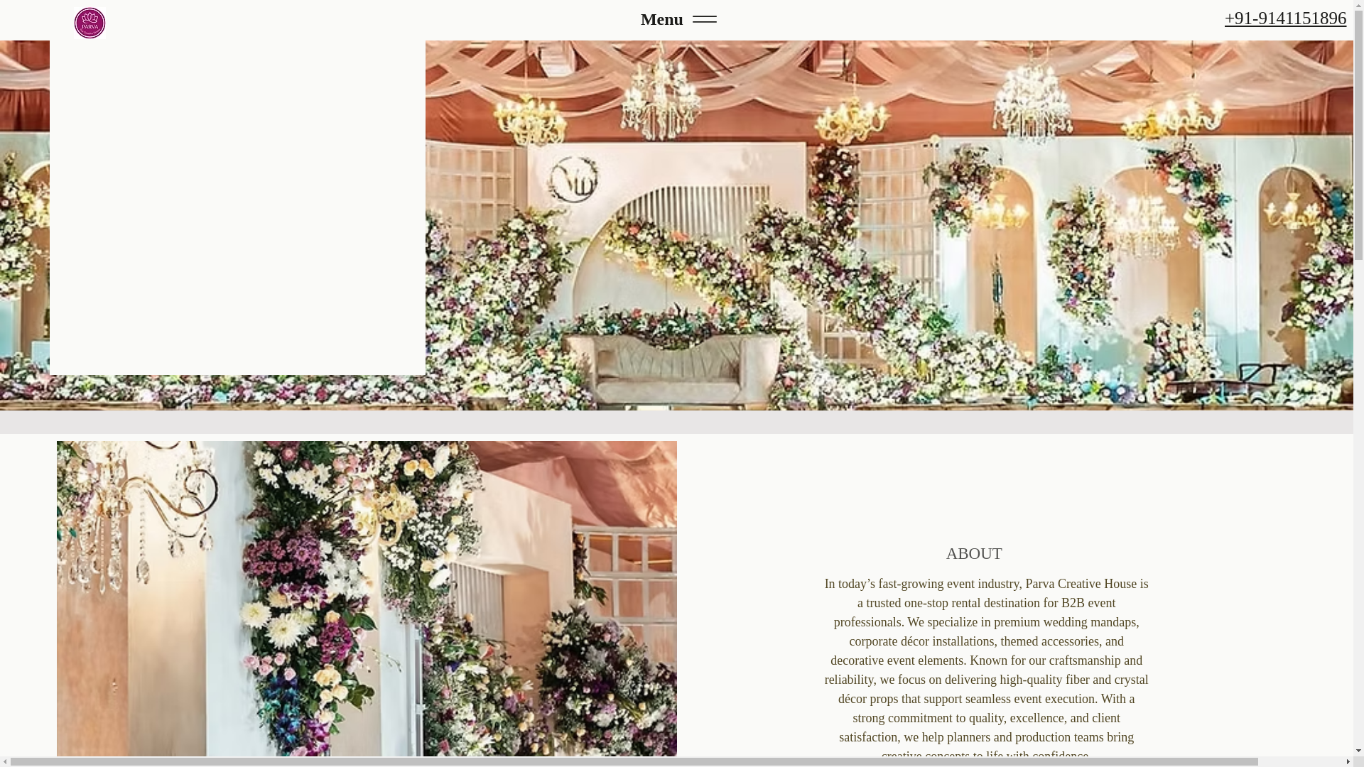 website screenshot of https://parvacreative.com/