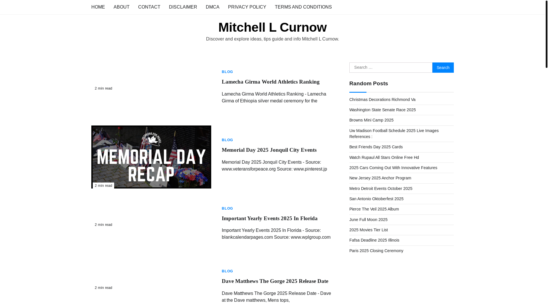 website screenshot of https://mitchelllcurnow.pages.dev/
