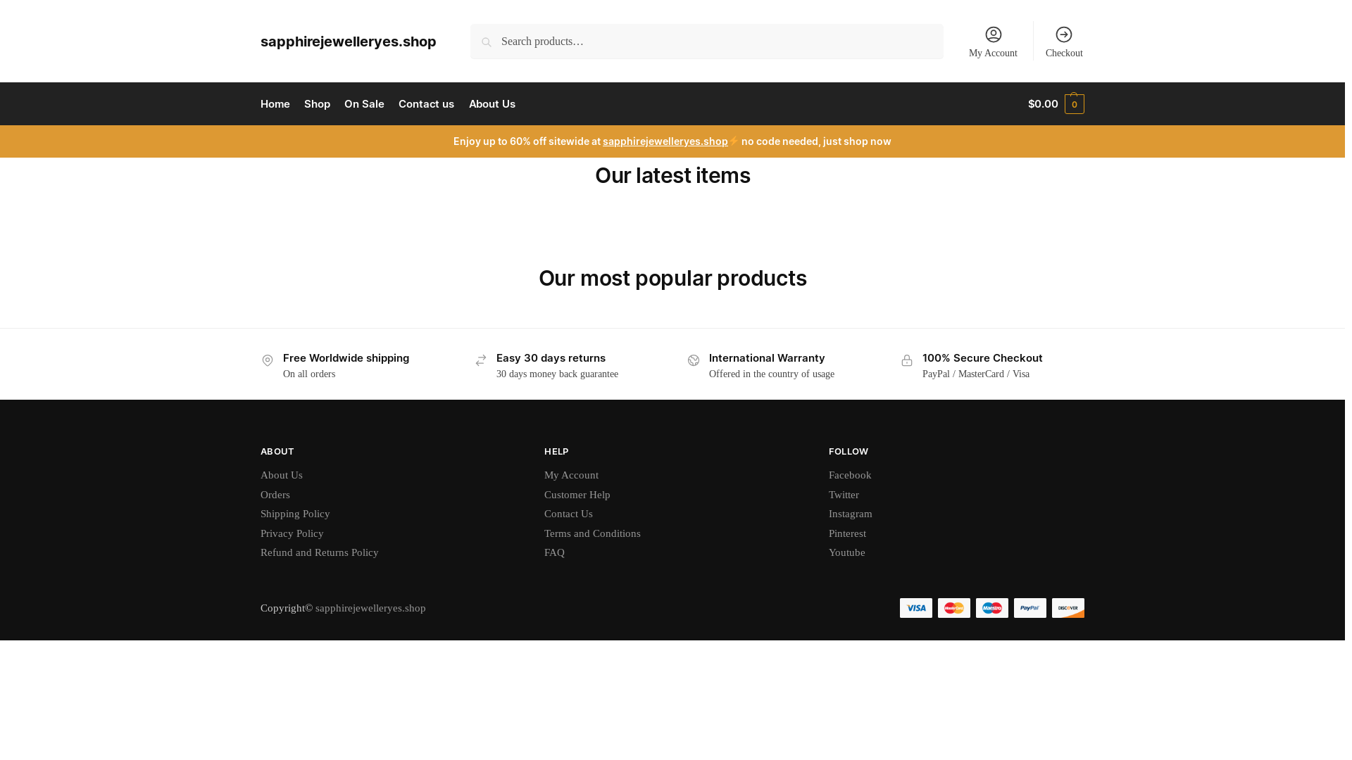 website screenshot of https://sapphirejewelleryes.shop/