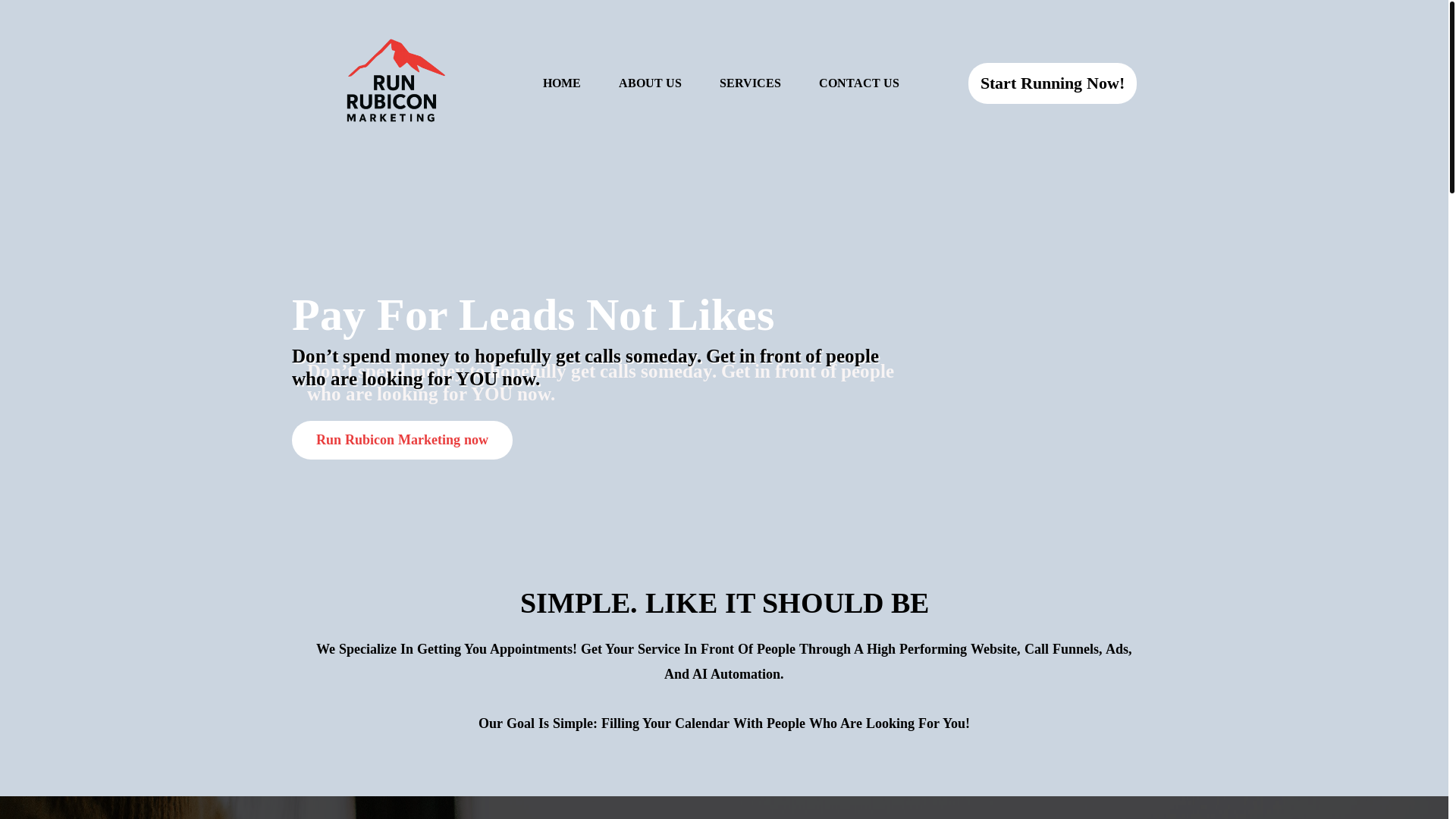 website screenshot of https://runrubiconmarketing.com/
